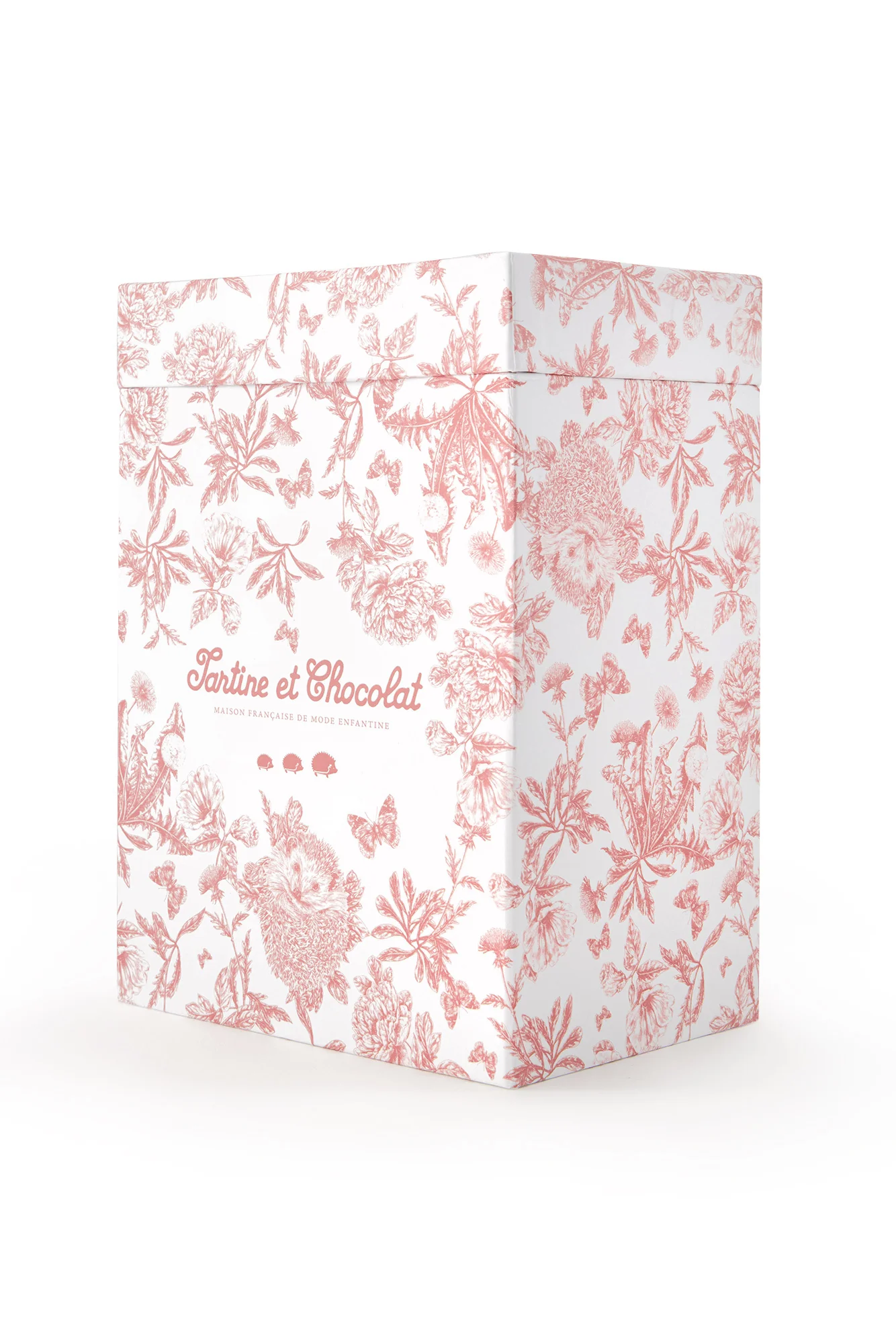 Augustin le Lapin - Imprimé inspiration Toile de Jouy rose 25cm - Image 6