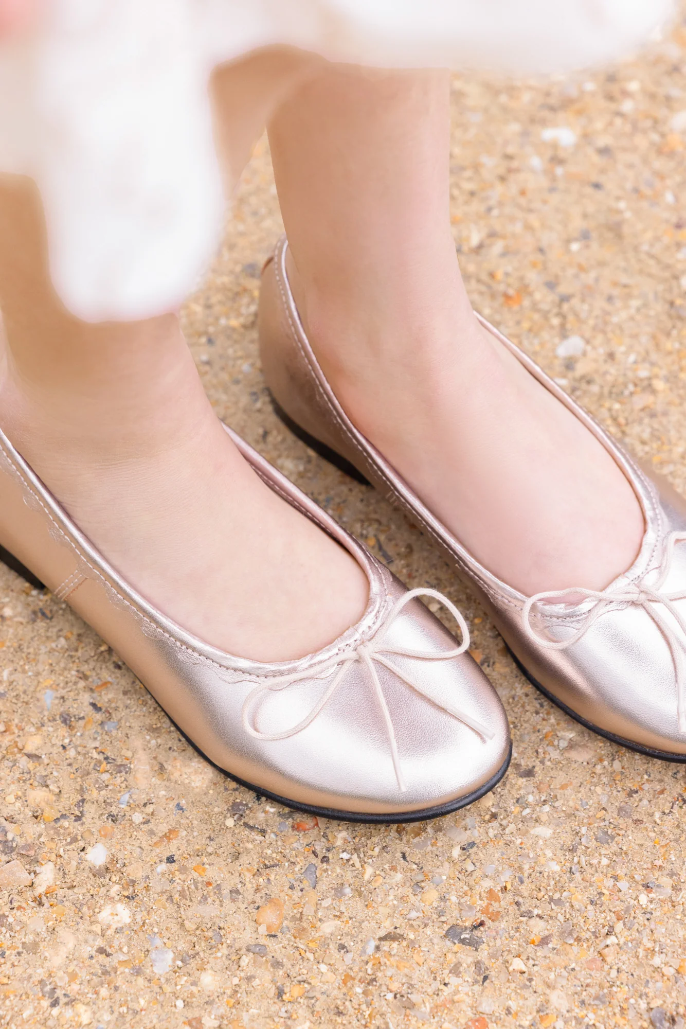 Ballerines - Cuir or - Image 5