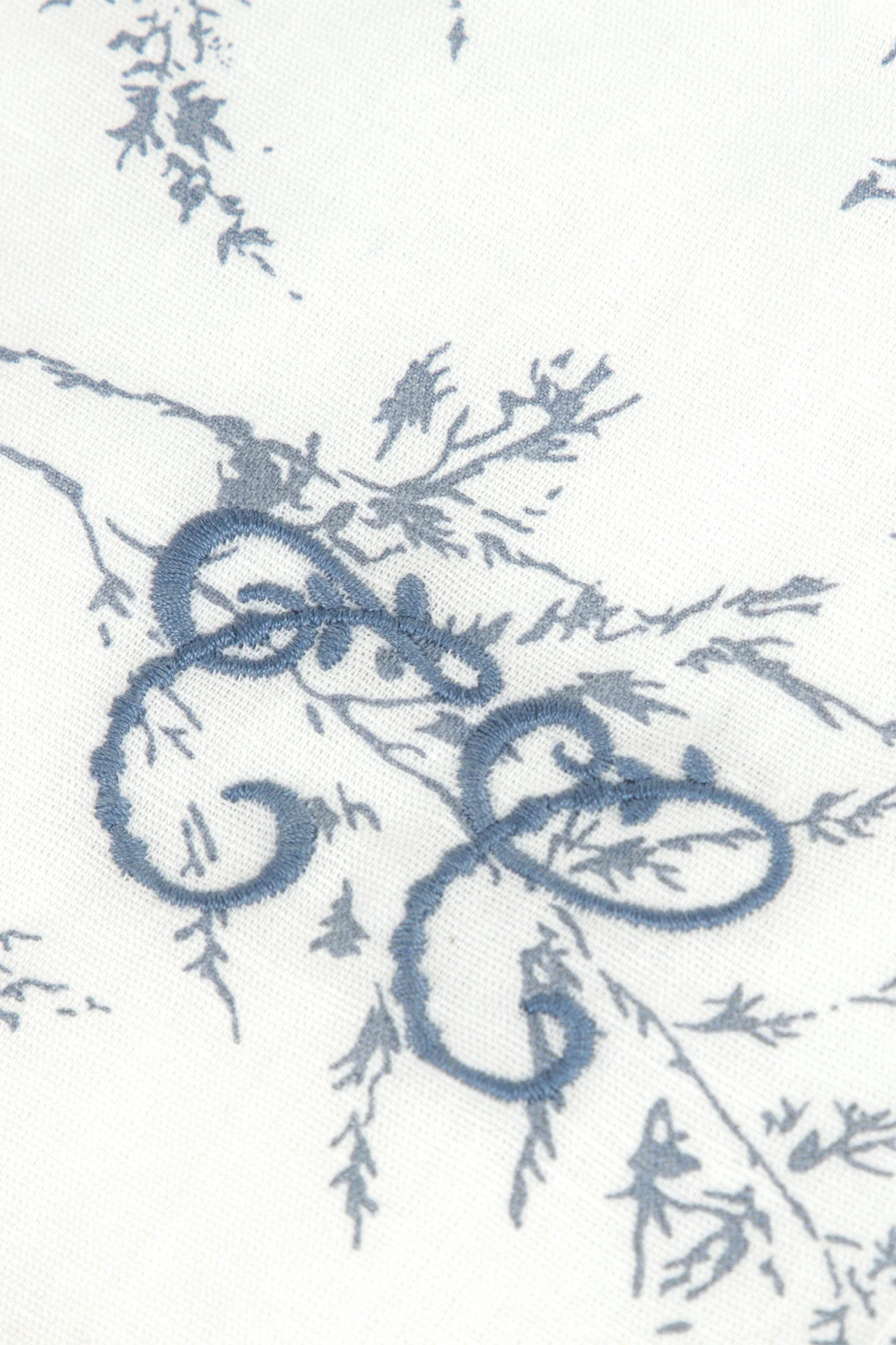 Bavoir - Feuillage Bleu T1 - Image 6