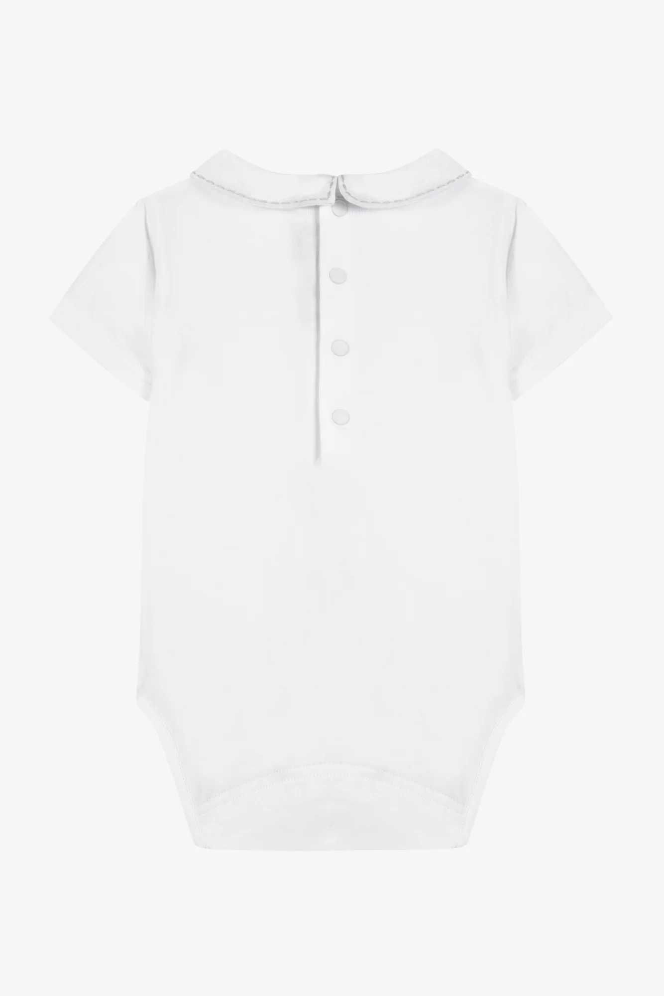 Body - Blanc col pointu surpiqûres - Image 4
