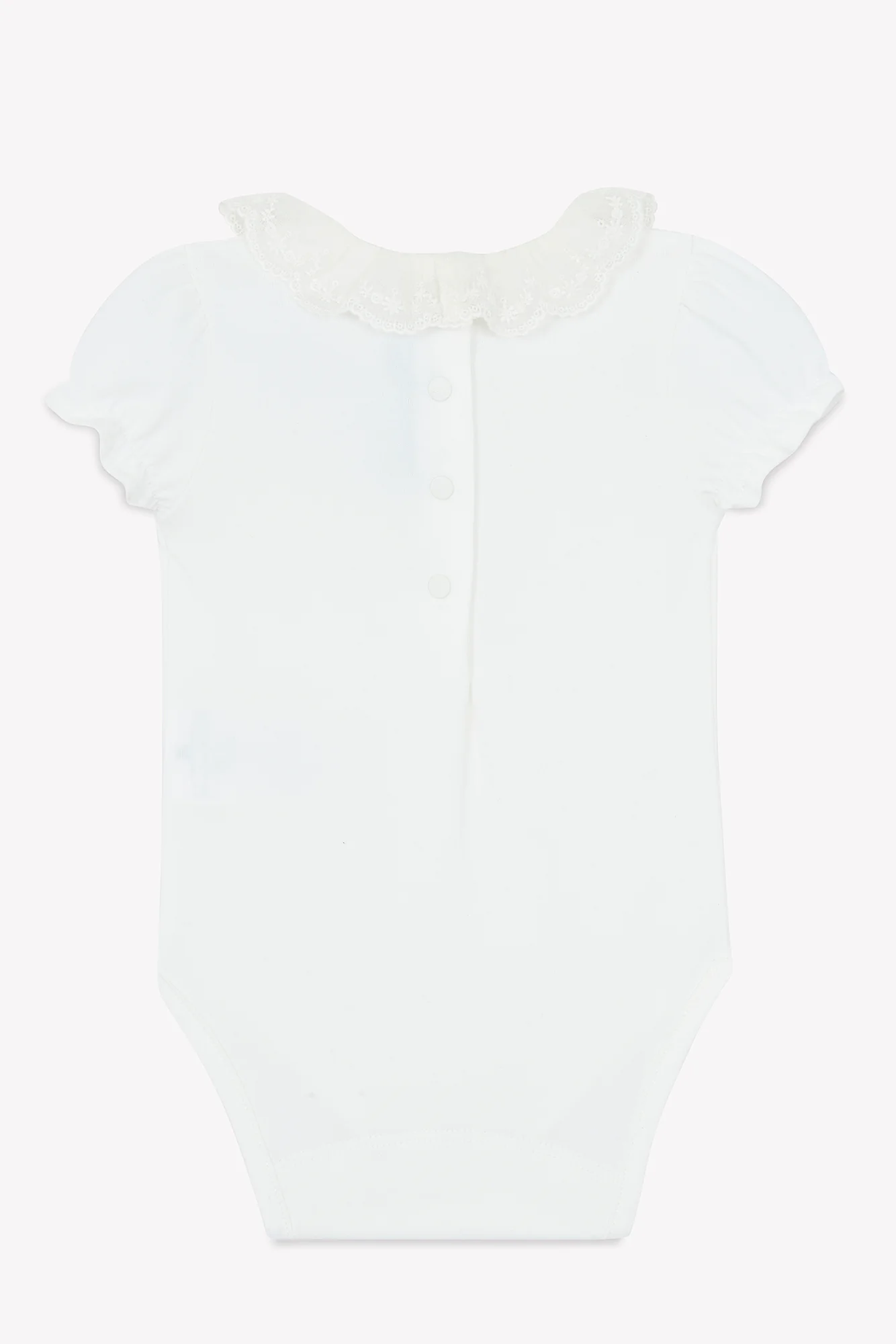 Body - écru col broderies anglaises - Image 3