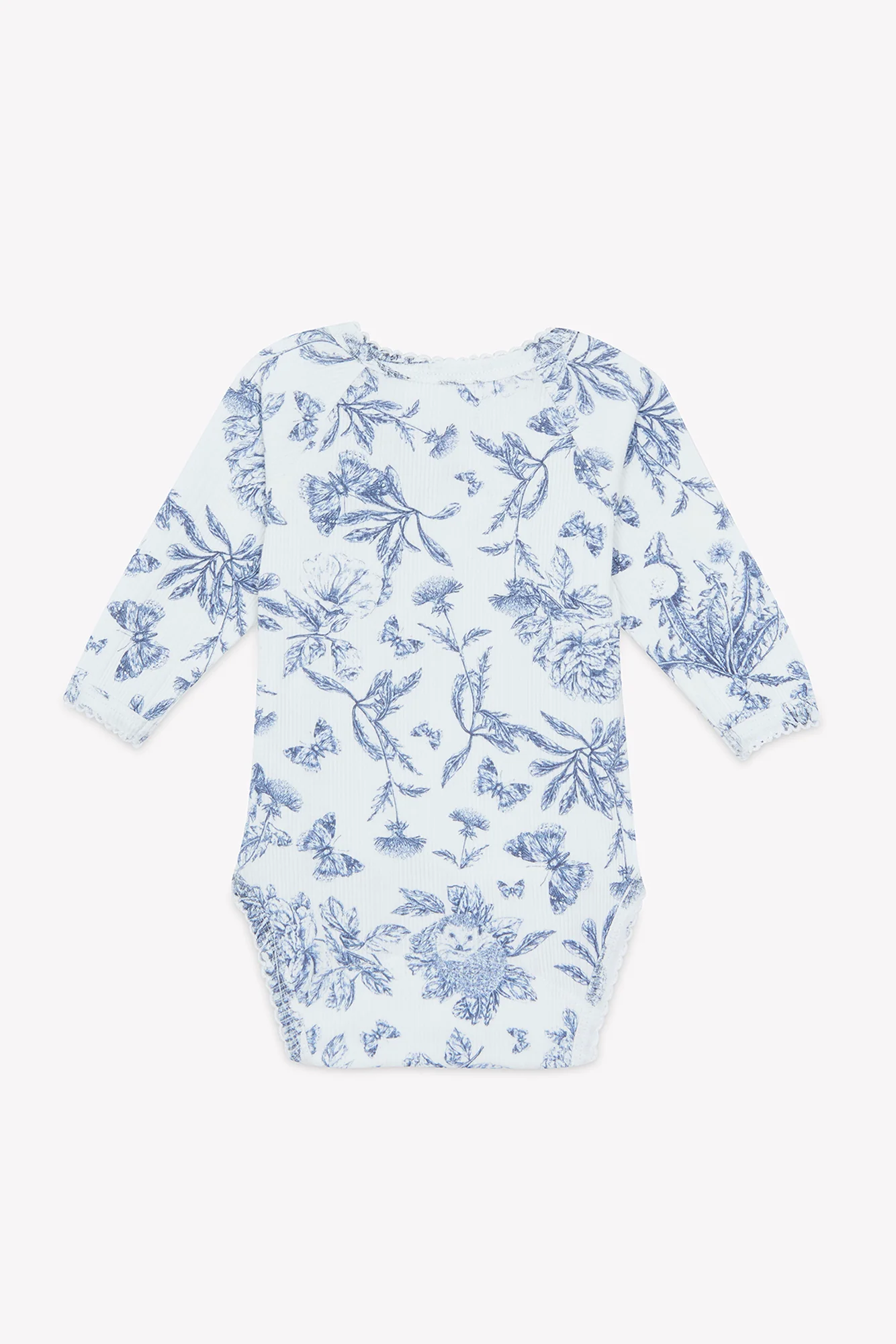 Body - Imprimé inspiration toile de jouy bleu - Image 6