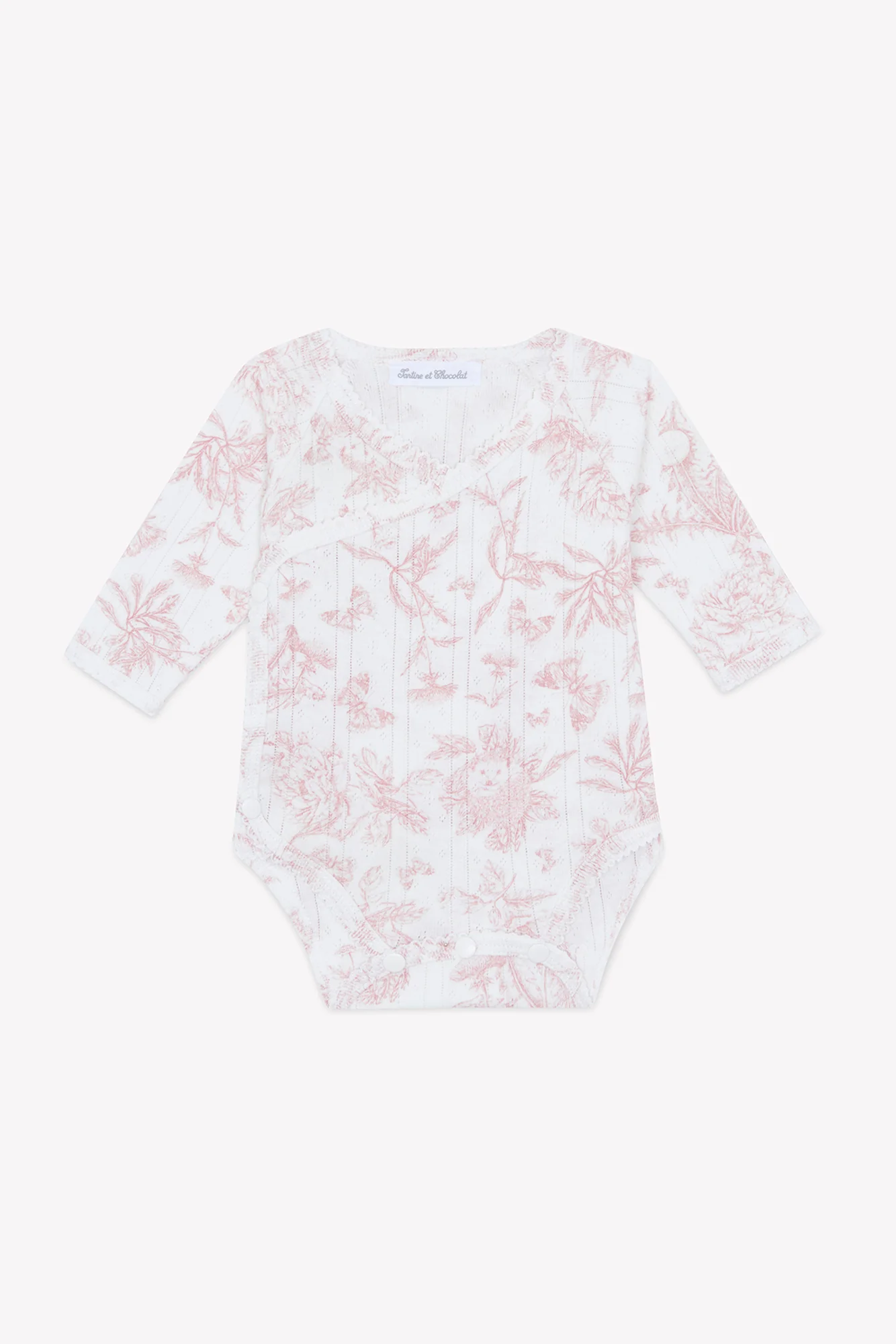 Body - Imprimé inspiration toile de jouy rose - Image 5