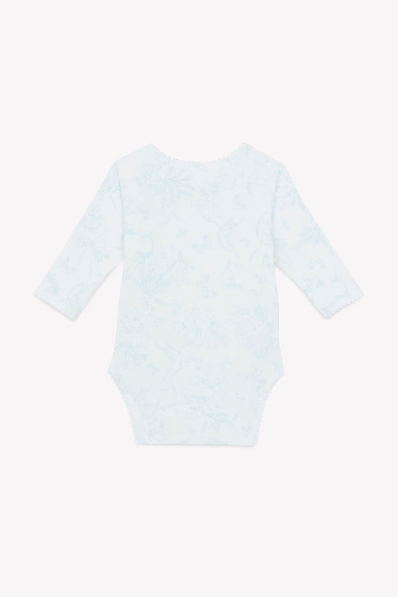 Body - Imprimé inspiration toile de jouy bleu ciel - Image 7