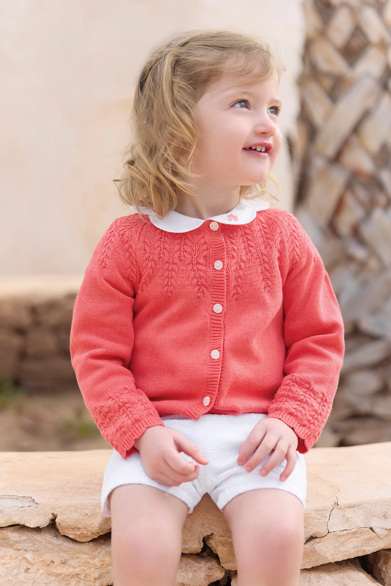 Cardigan - Coquelicot maille