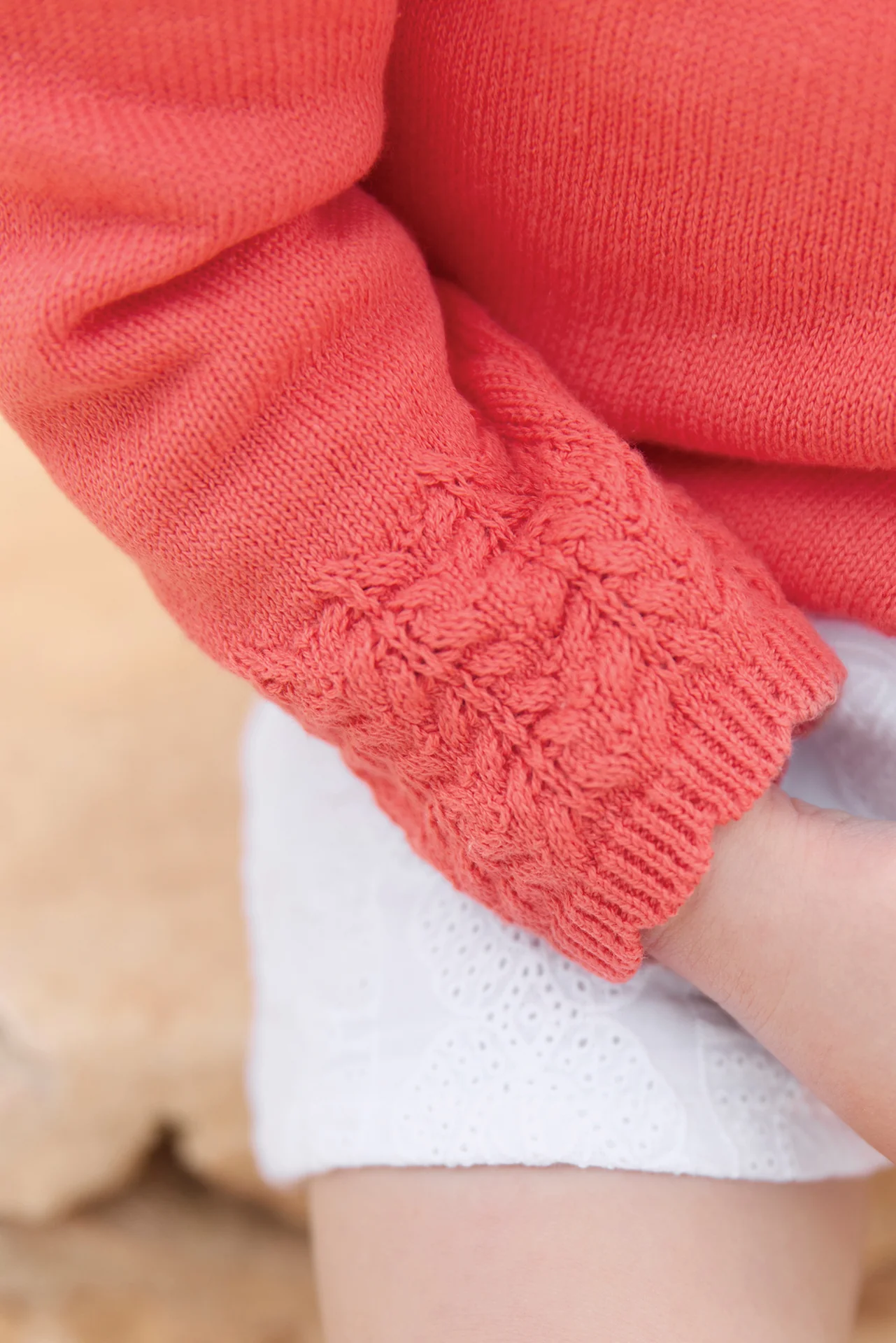 Cardigan - Coquelicot maille - Image 3