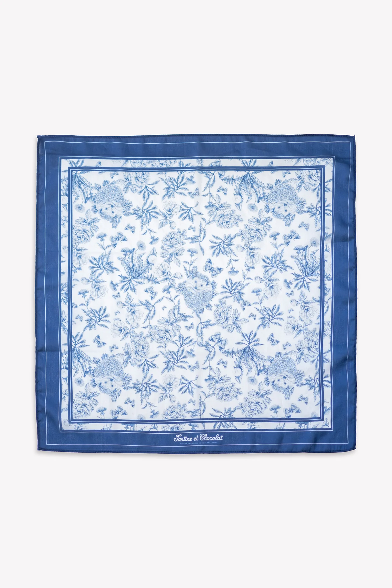 Foulard - Imprimé inspiration Toile de Jouy - Image 4