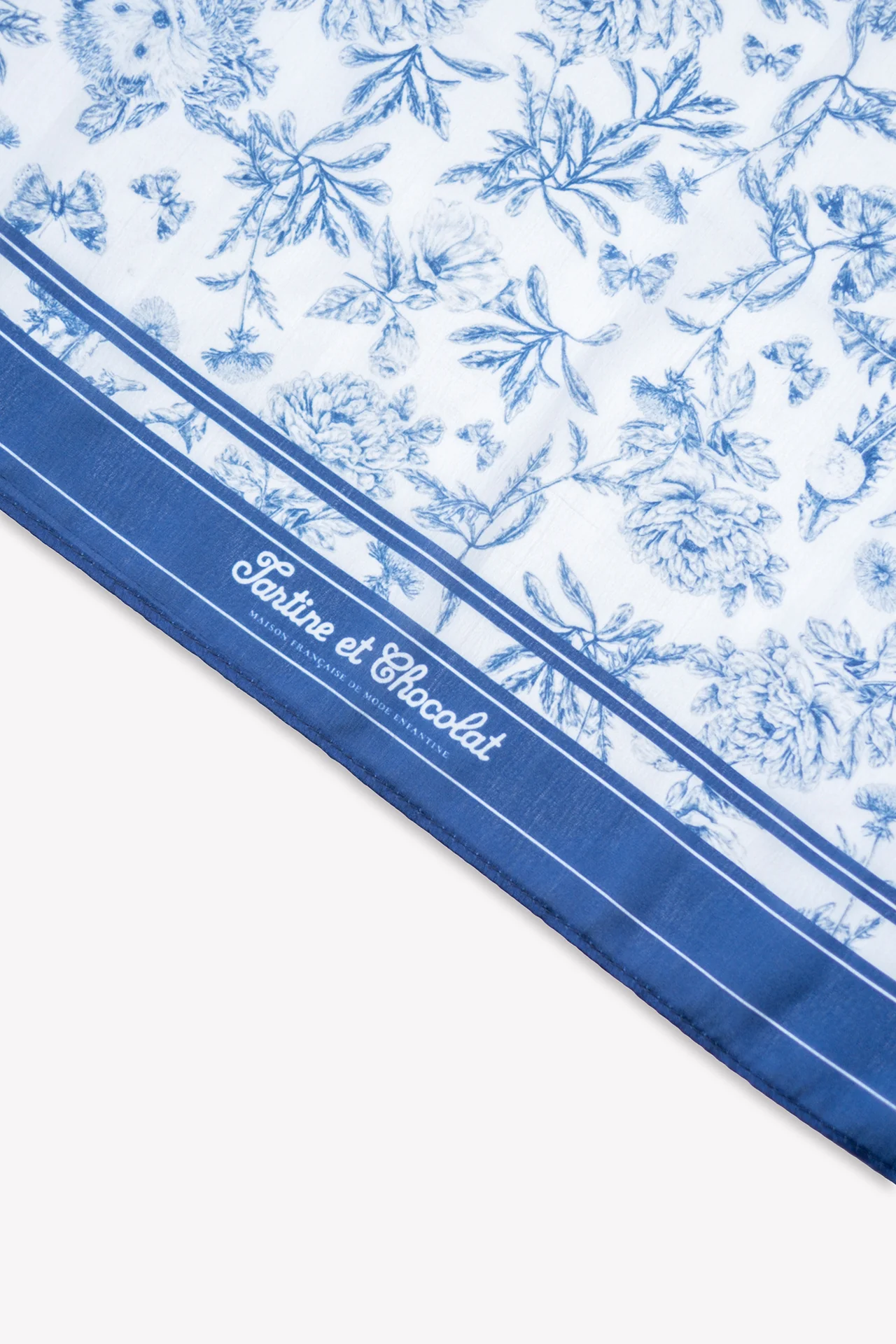 Foulard - Imprimé inspiration Toile de Jouy - Image 5