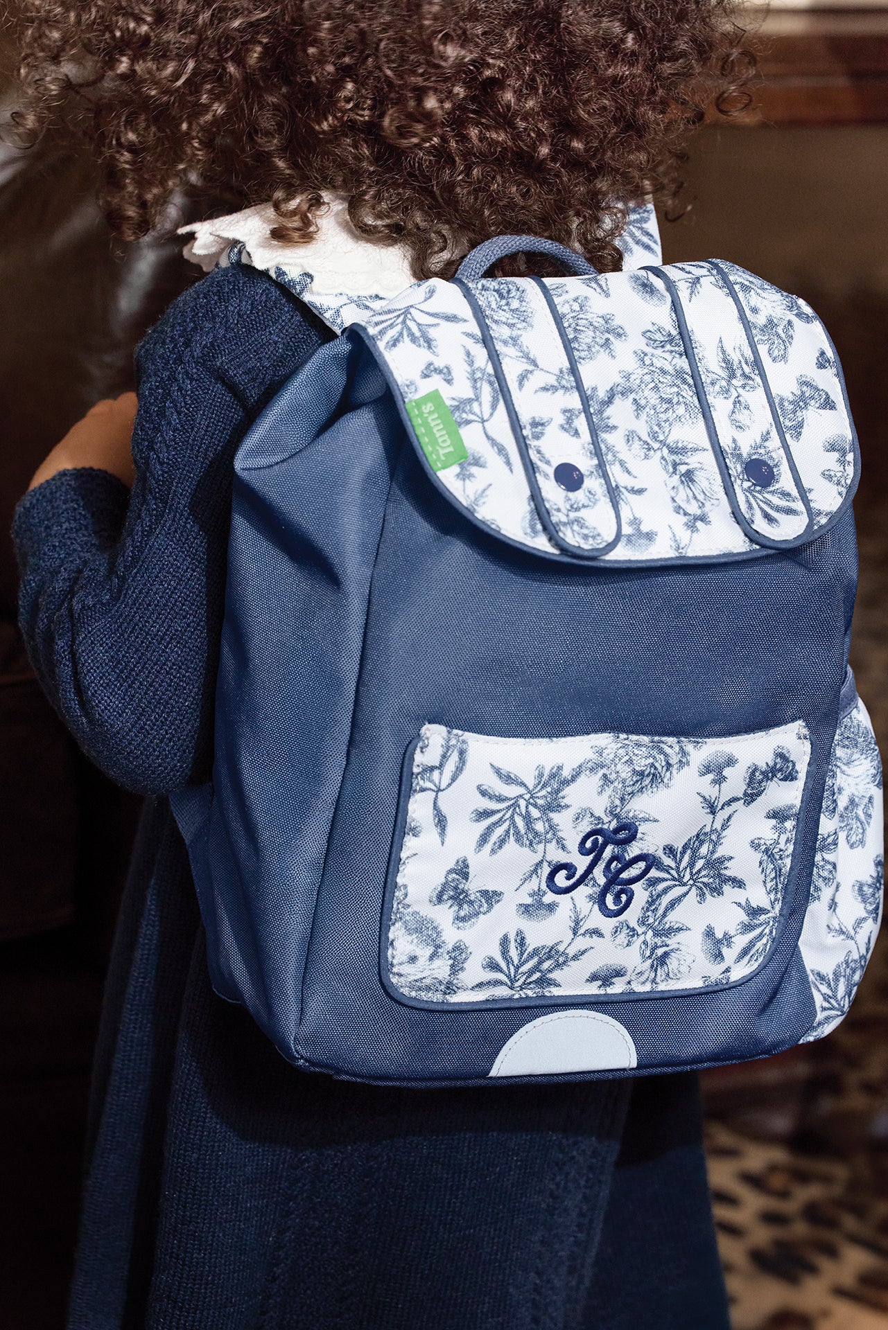 Sac à dos - Imprimé inspiration toile de Jouy Tann's x Tartine et Chocolat - Image 3