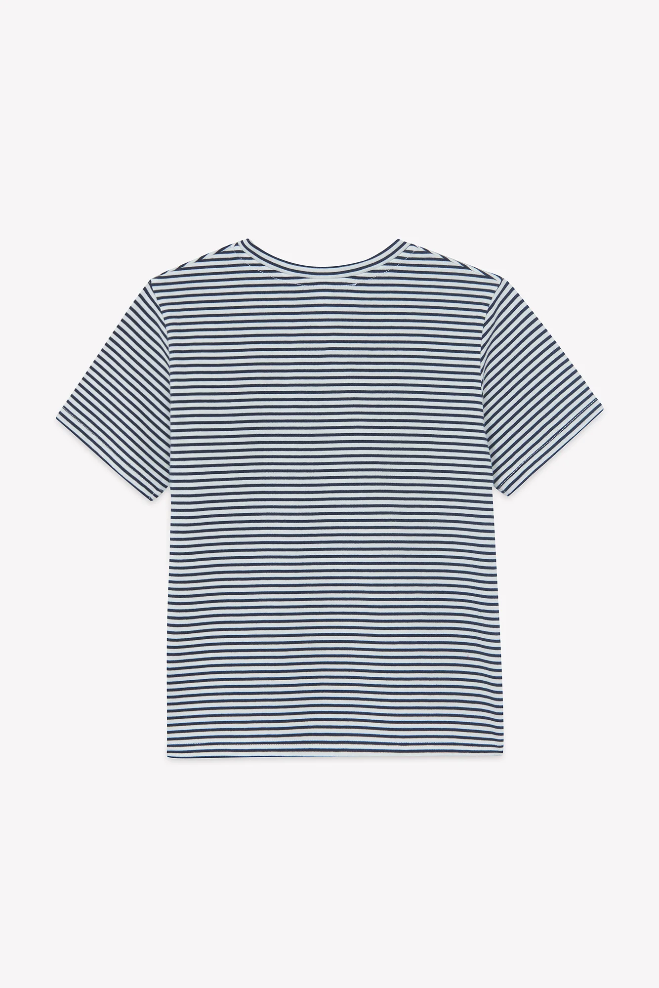 T-shirt - Marine coton rayures - Image 5