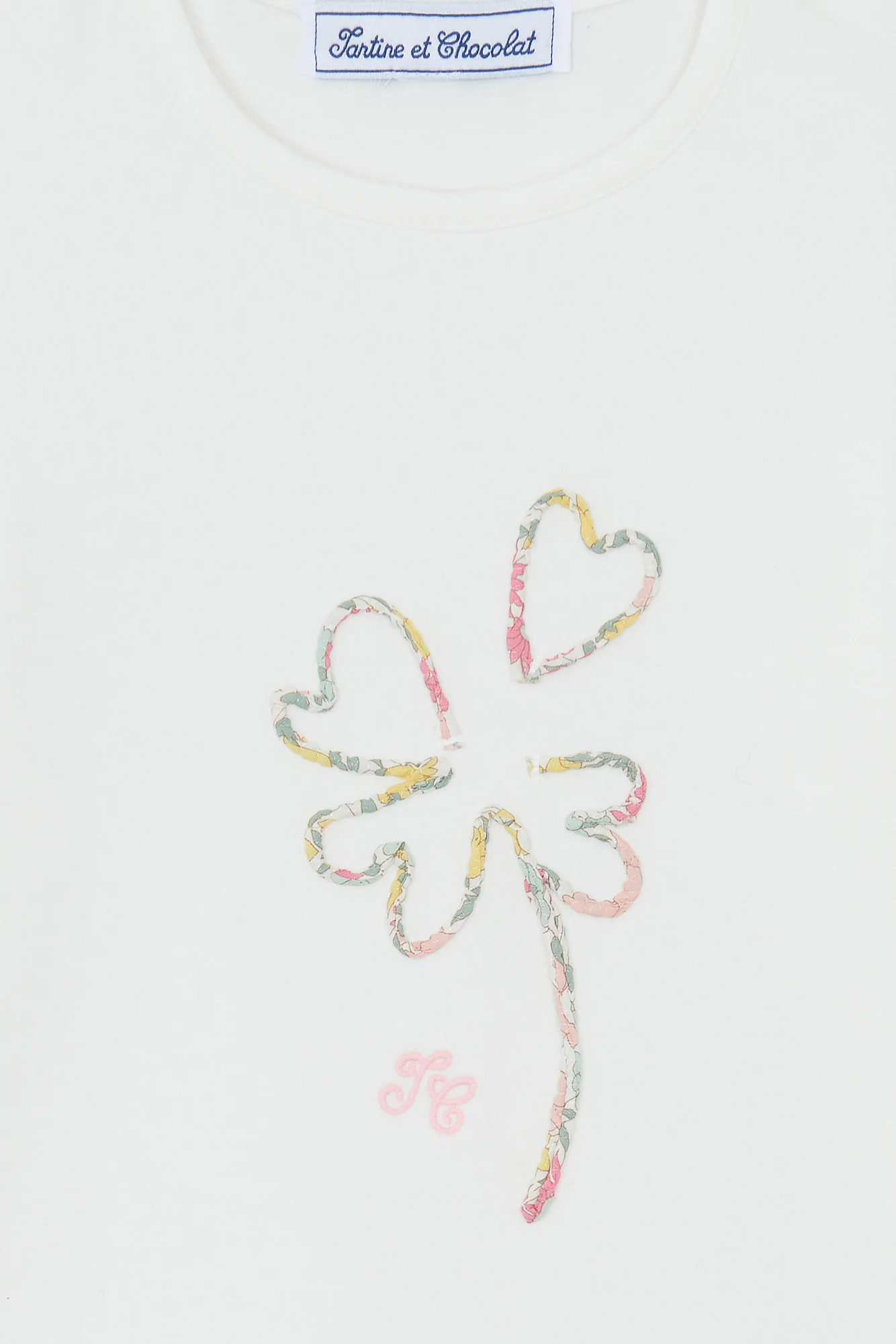 T-shirt - Fleur imprimé tissu liberty - Image 6