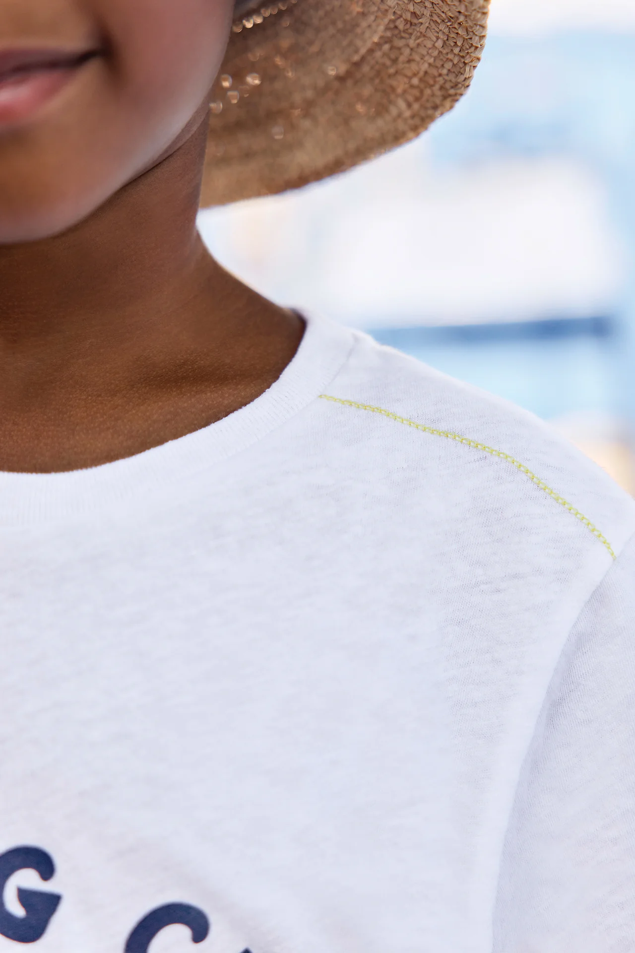 T-shirt - Blanc coton surfing club - Image 3