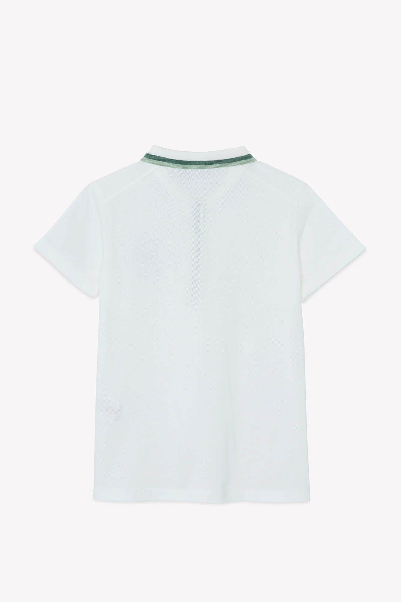 Polo - Ecru coton imprimé explorateur - Image 6