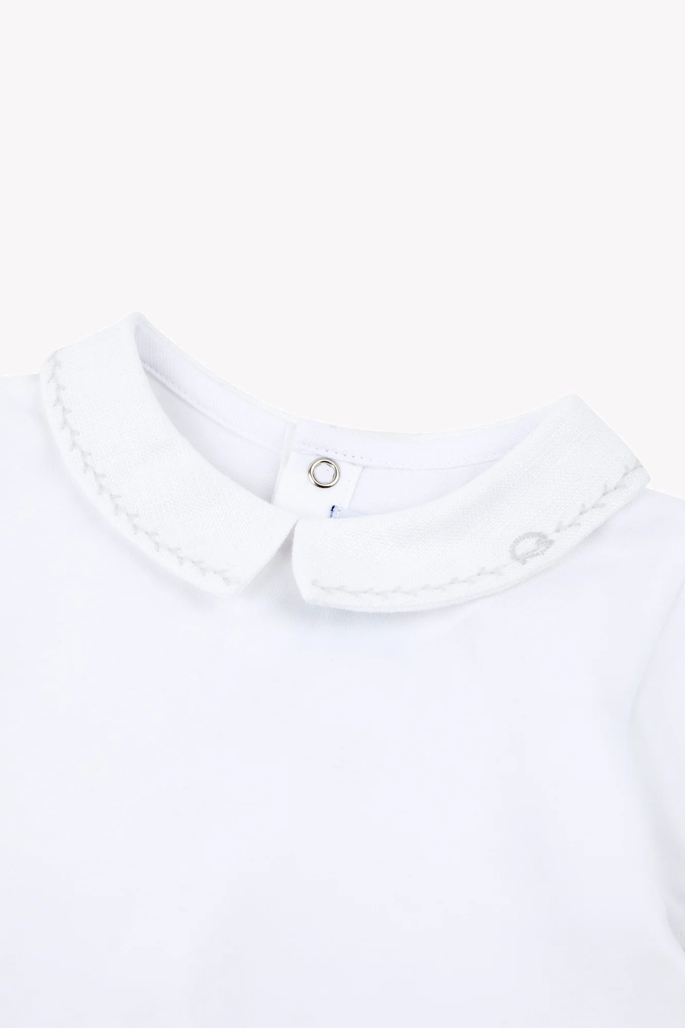 Body - Blanc coton col pointu TC - Image 5