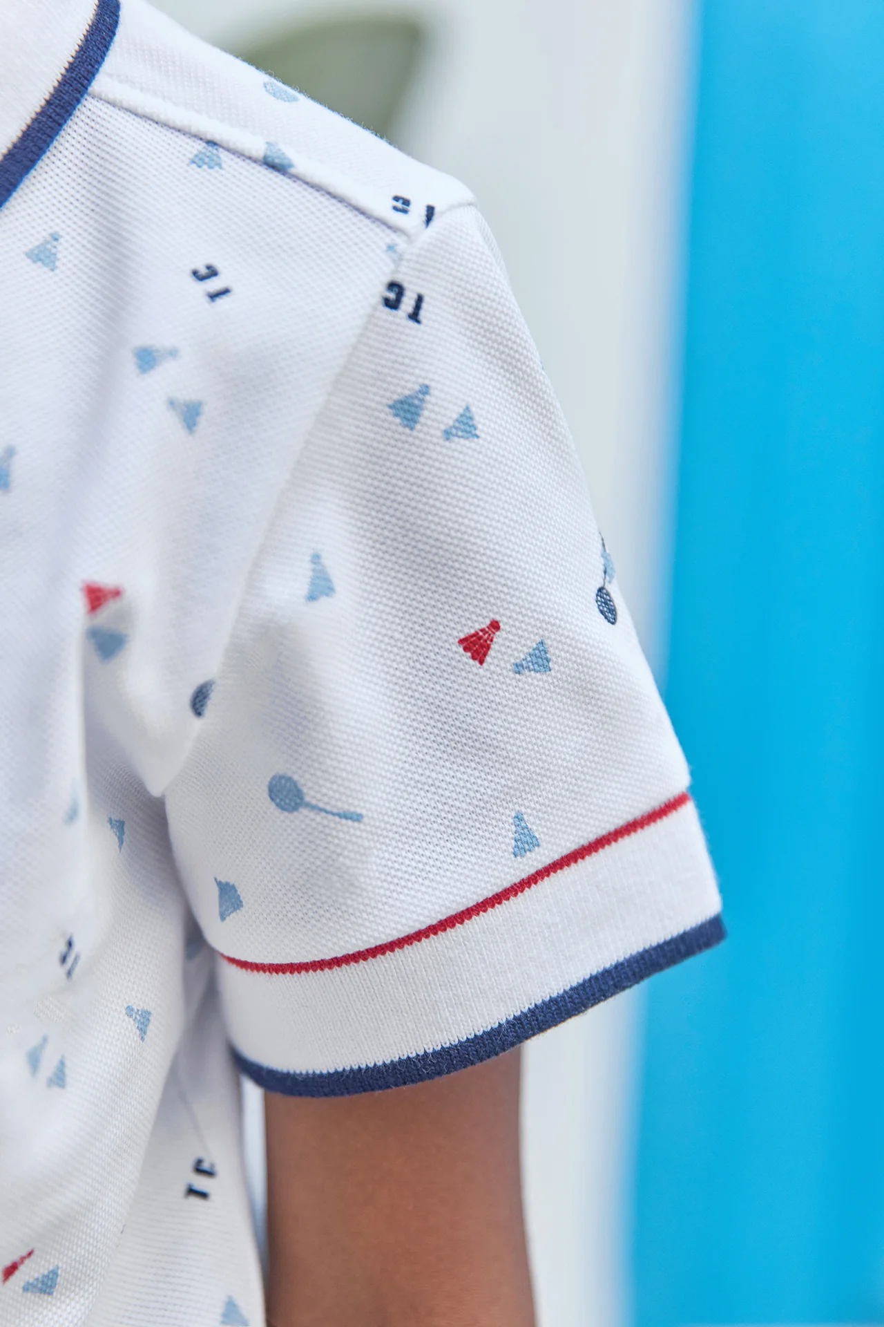 Polo - Blanc coton sport club - Image 3