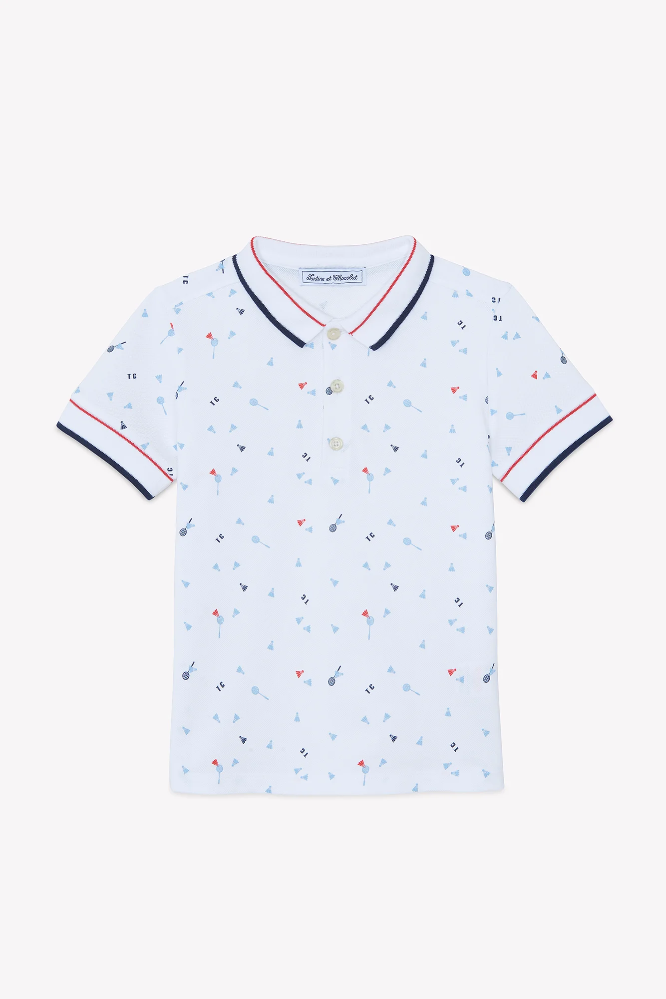 Polo - Blanc coton sport club - Image 5
