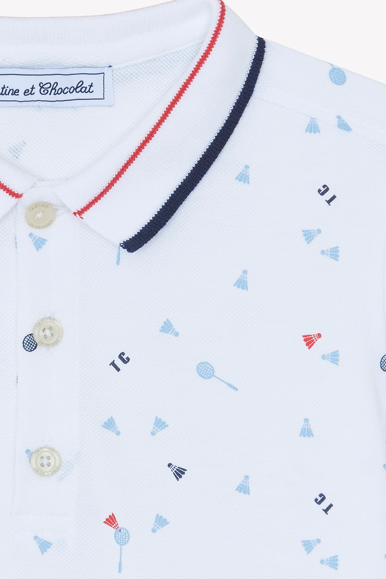 Polo - Blanc coton sport club - Image 7