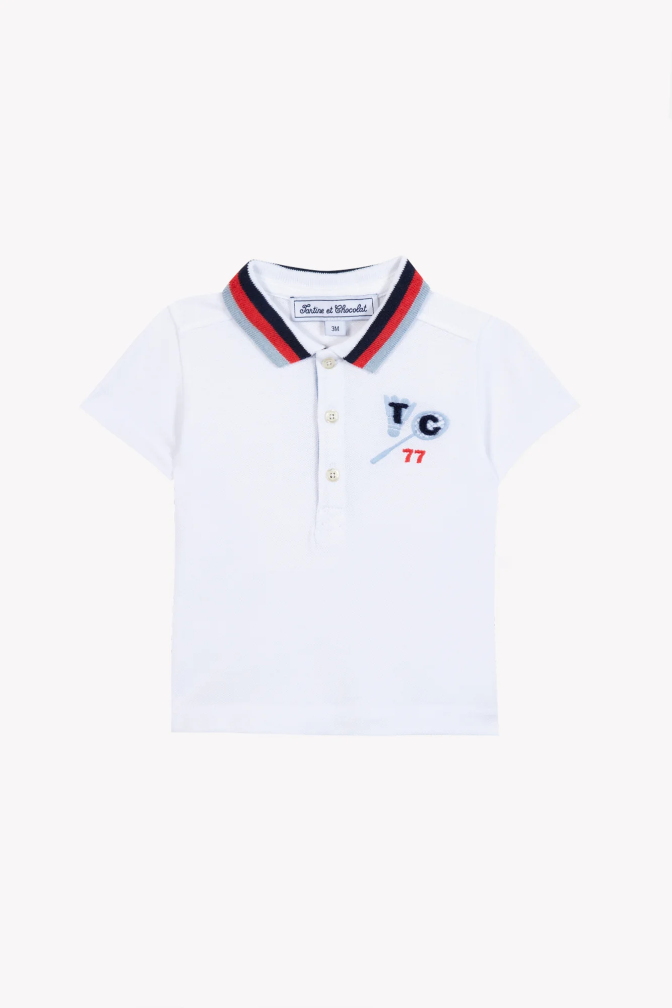 Polo - Blanc coton sport club - Image 4