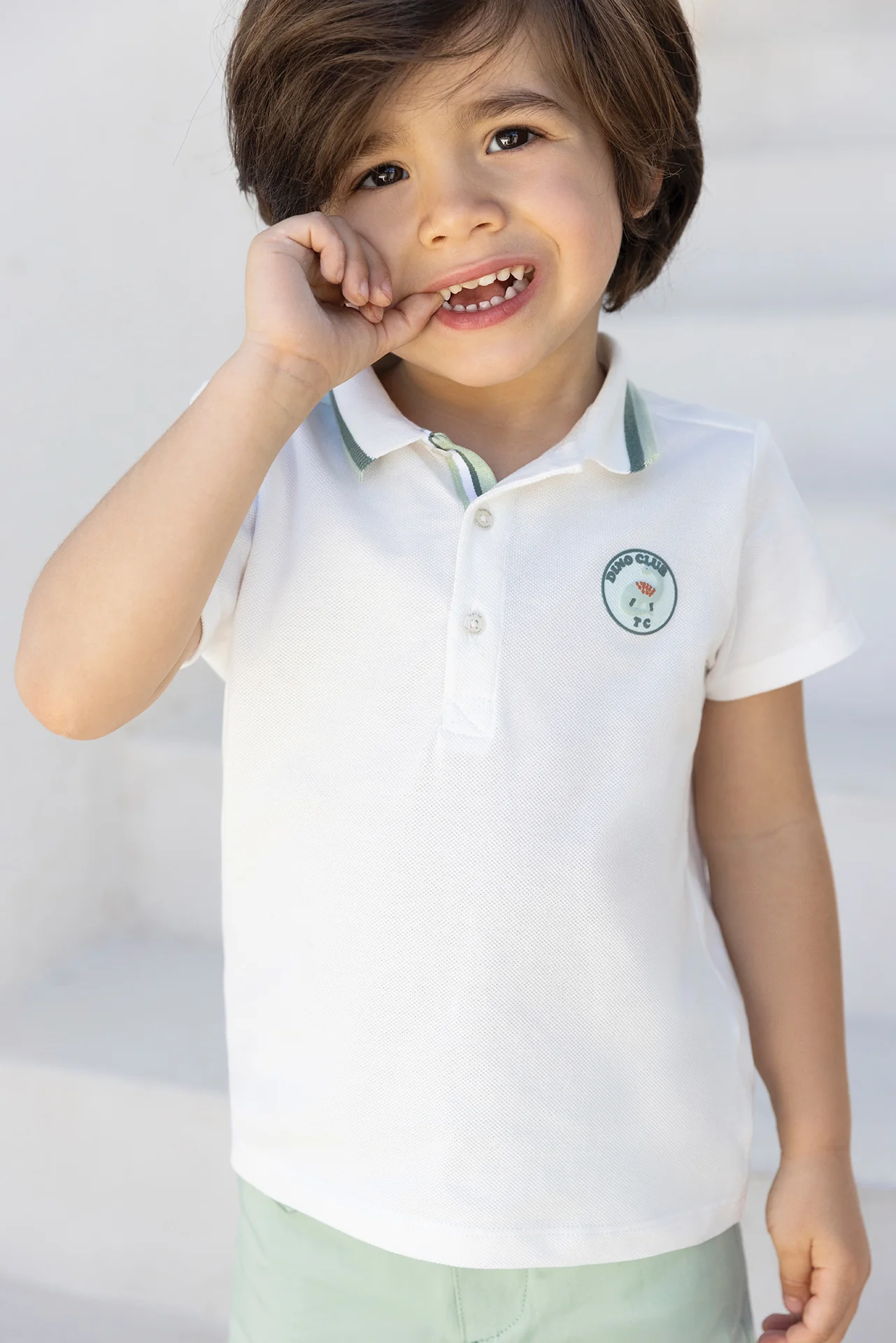Polo - Ecru coton explorateur