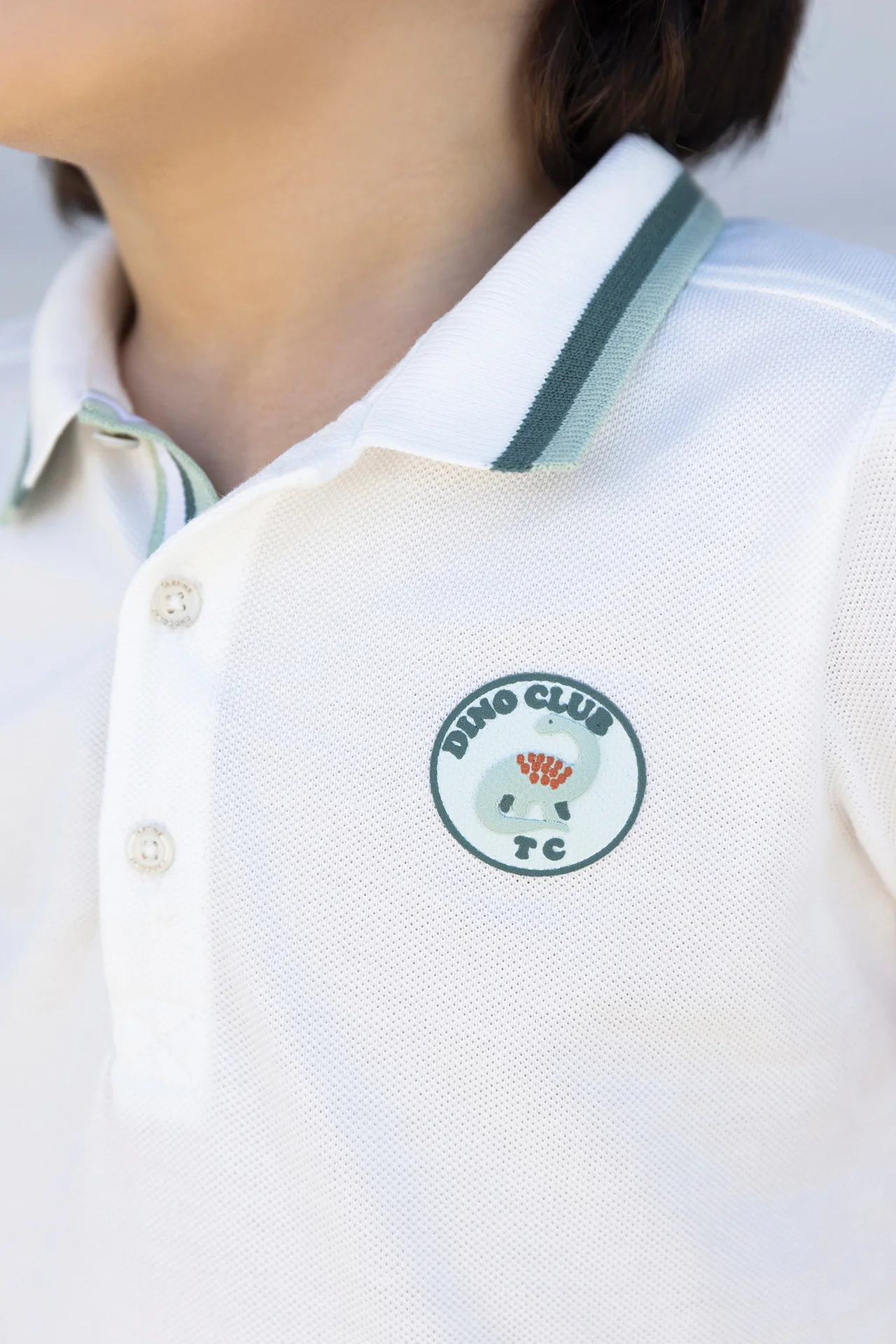Polo - Ecru coton explorateur - Image 2