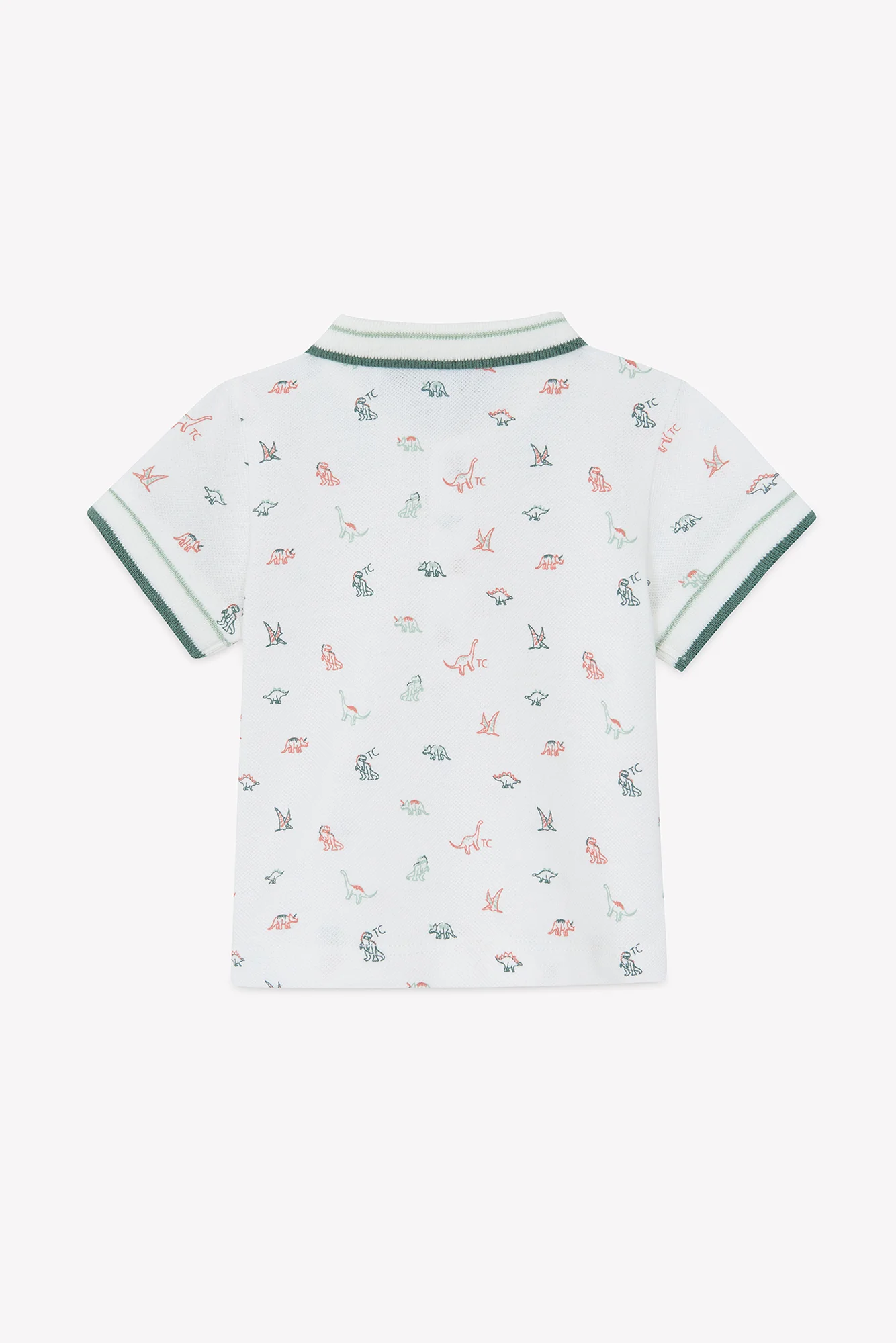 Polo - Ecru coton dinosaure - Image 6