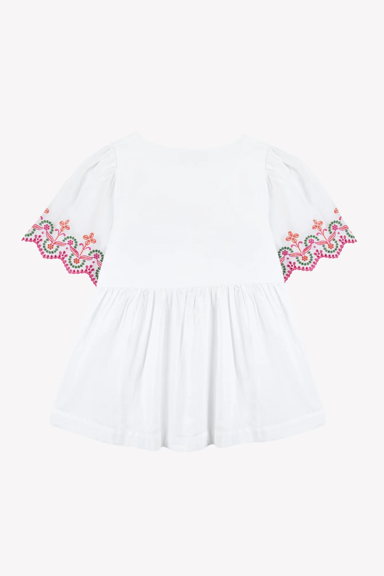 Blouse Femme - Blanc coton brodé - Image 6
