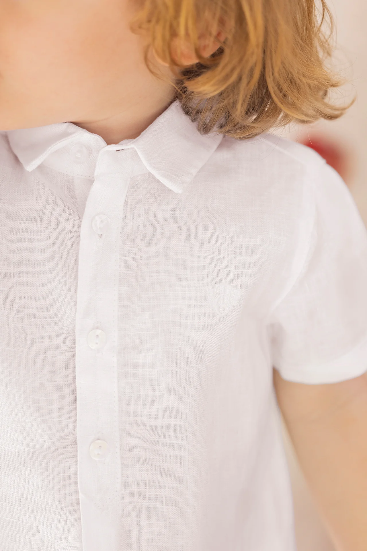 Chemise - Blanc lin - Image 2