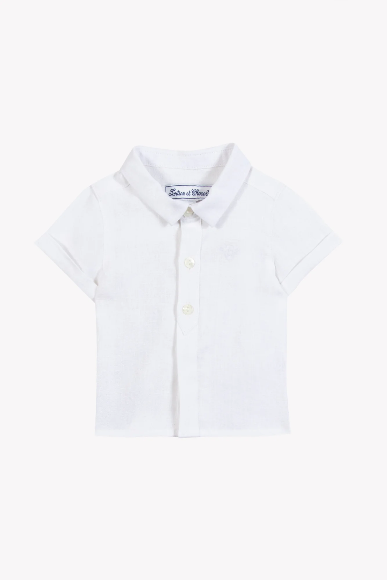 Chemise - Blanc lin - Image 4