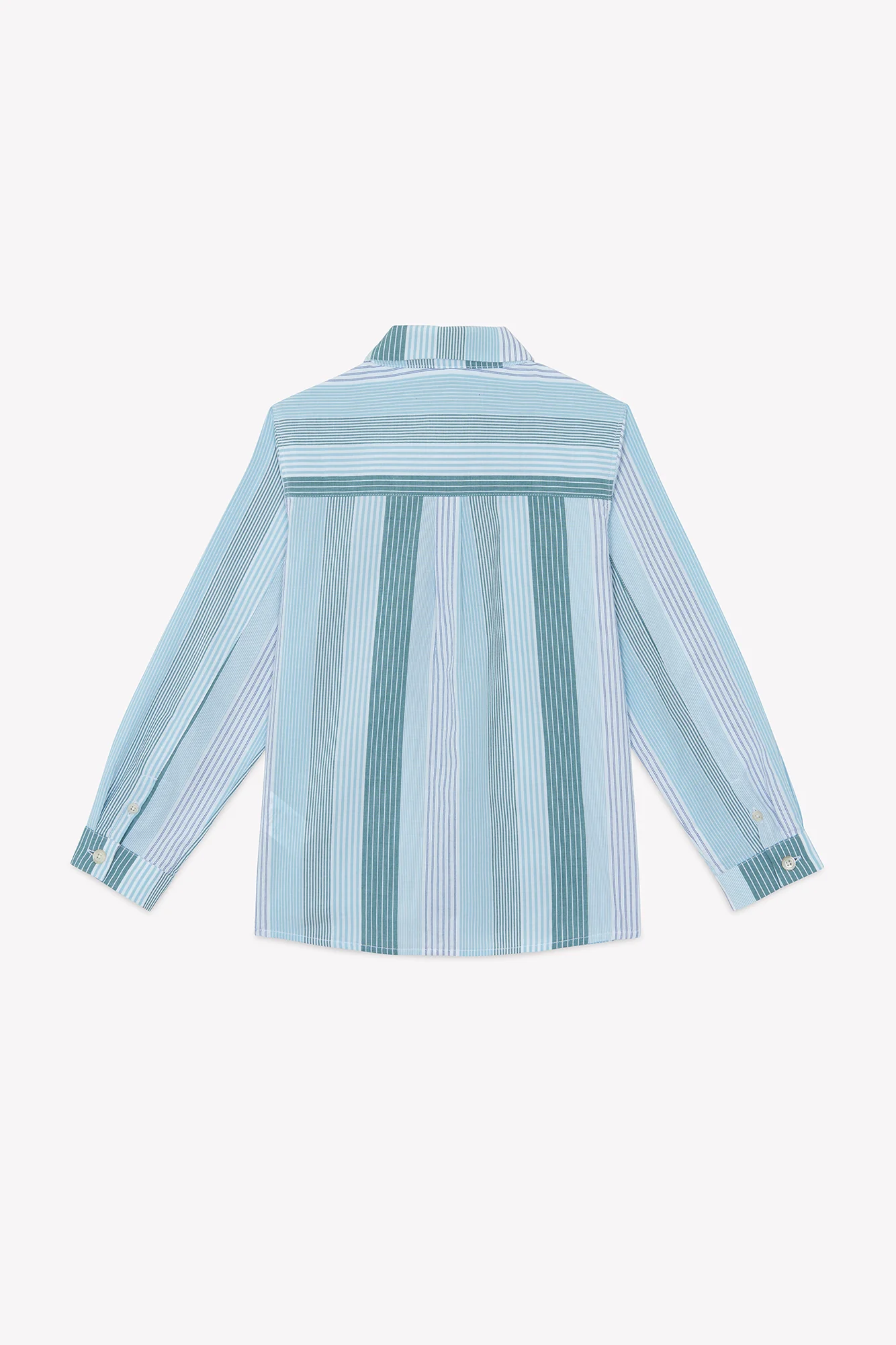 Chemise - Kaki rayures écusson TC - Image 6