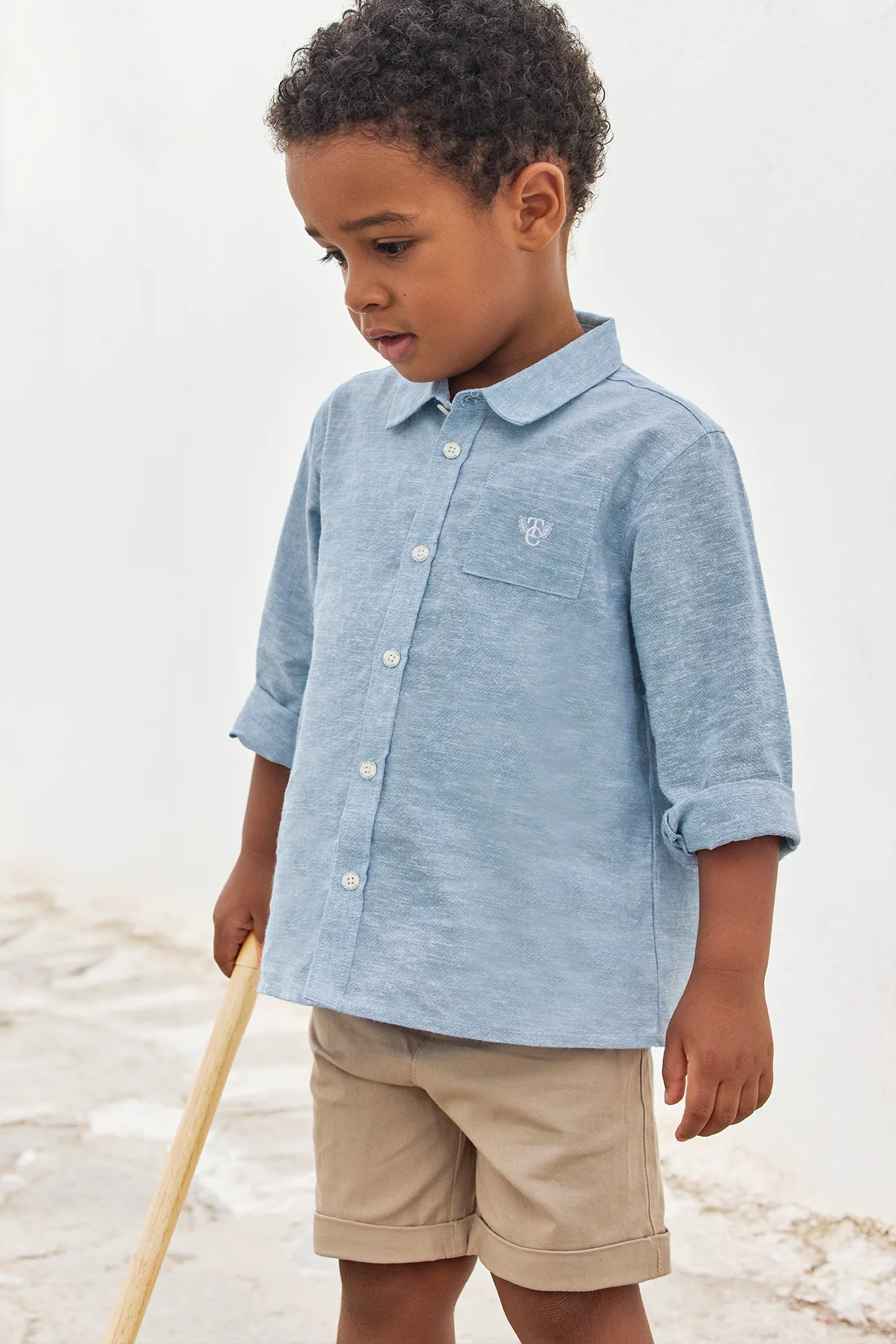 Chemise - Bleu lin