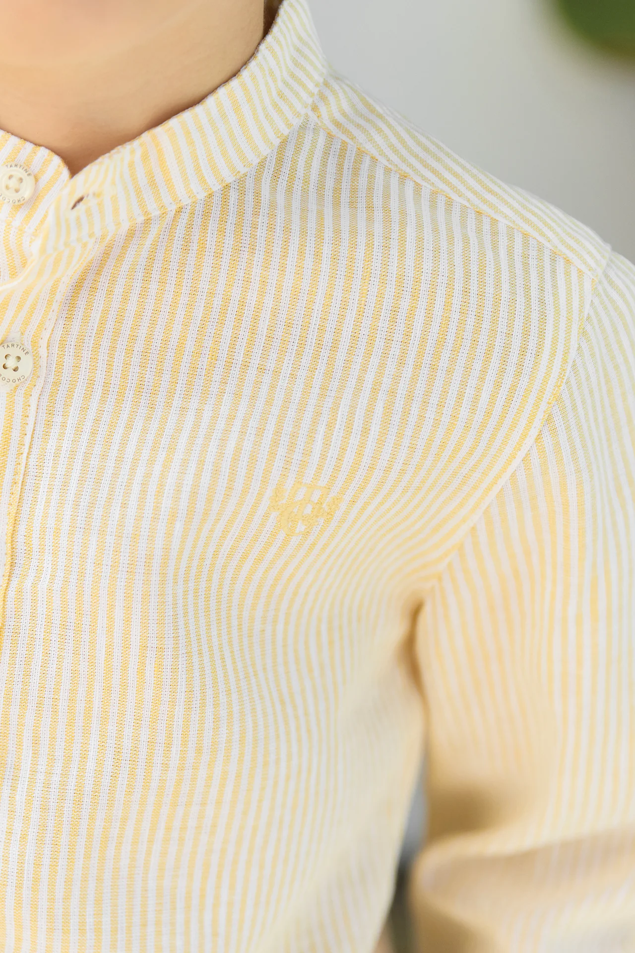Chemise - Soleil lin col mao - Image 3