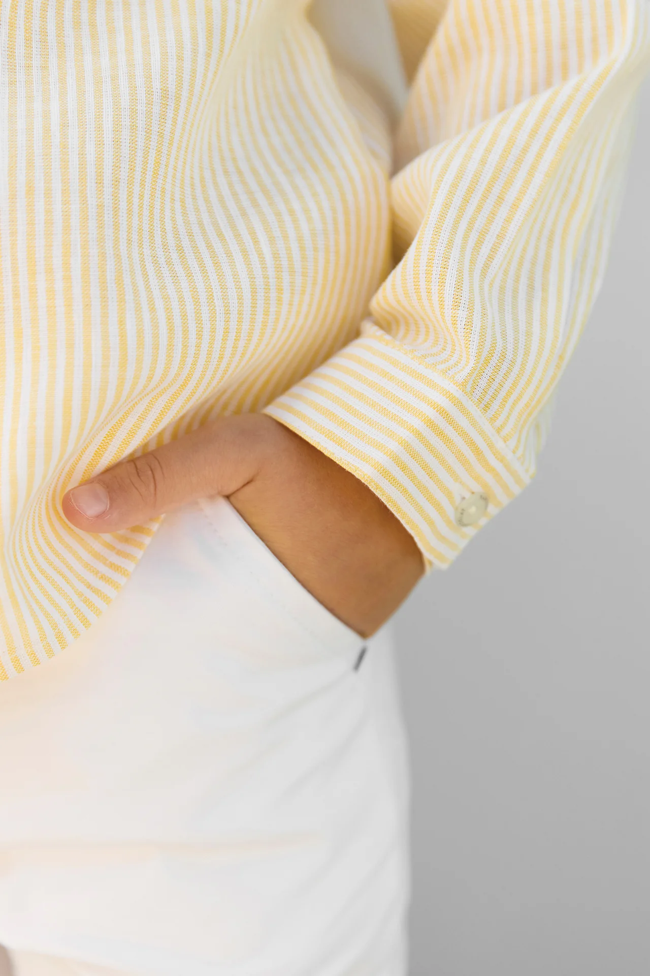 Chemise - Soleil lin col mao - Image 4