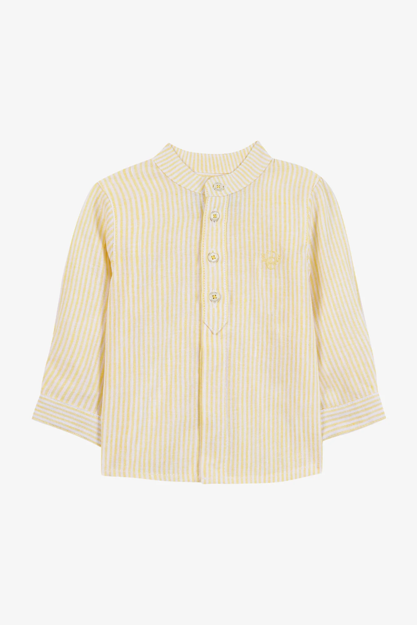 Chemise - Soleil lin rayures - Image 4