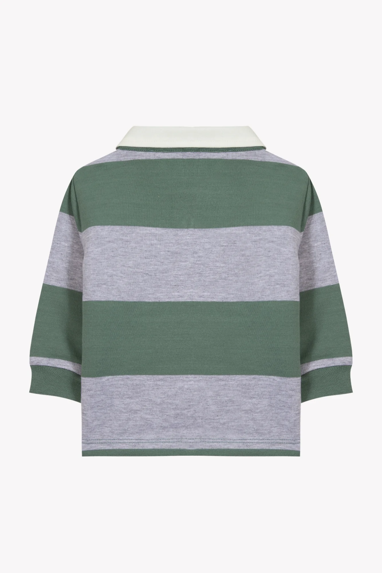 Polo - Kaki coton rayures - Image 6