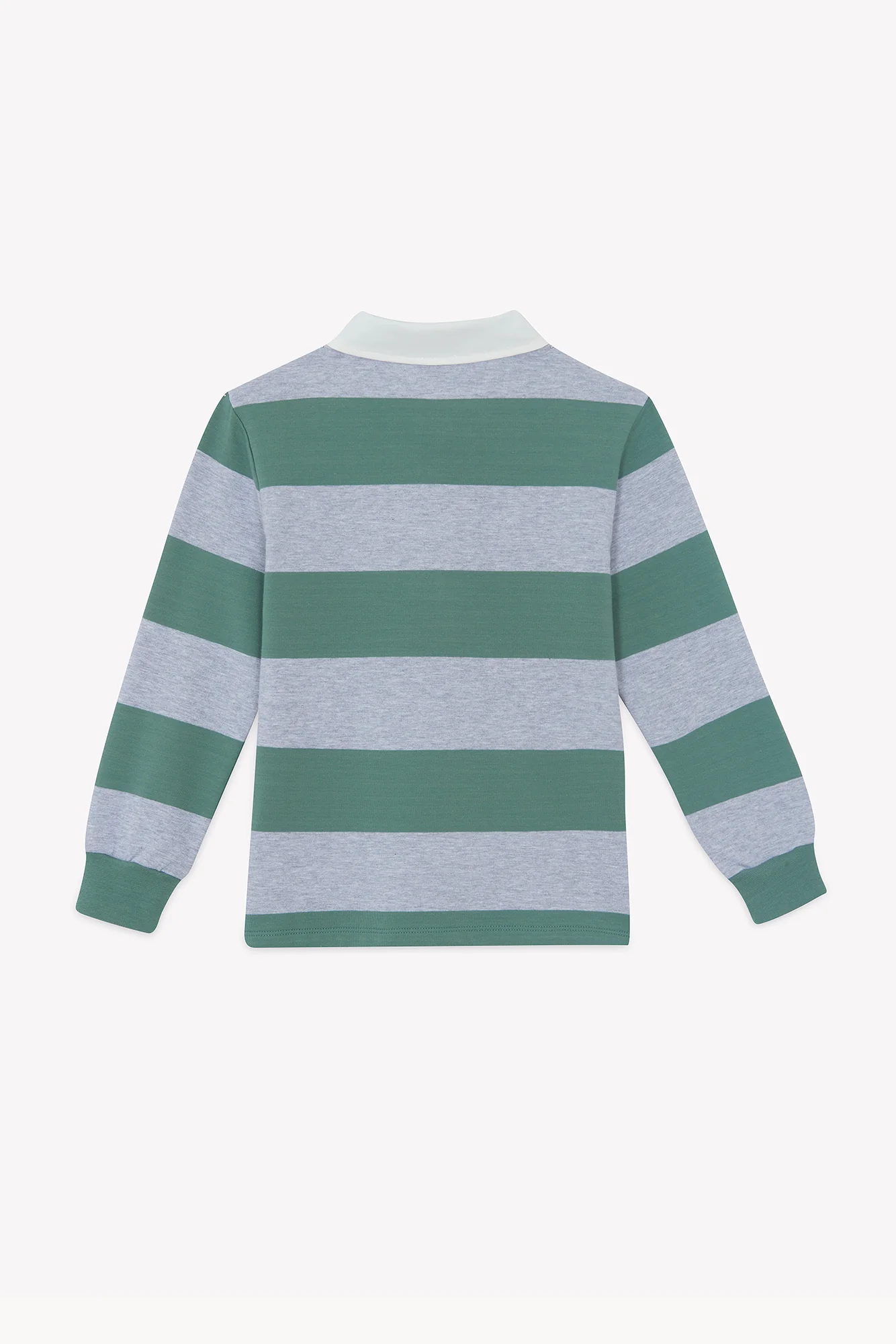 Polo - Kaki coton rayures - Image 5