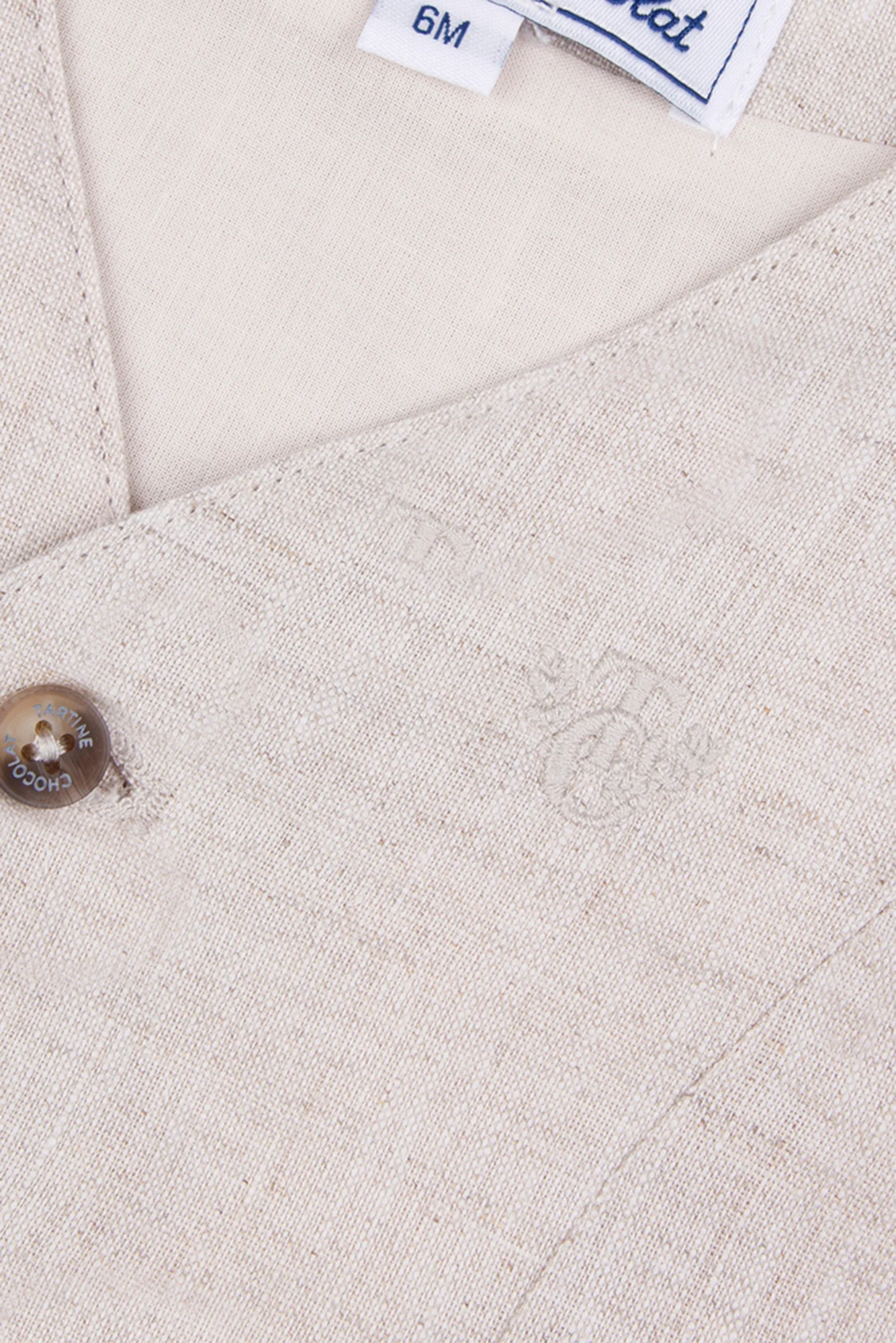 Gilet - Sable lin cérémonie - Image 8