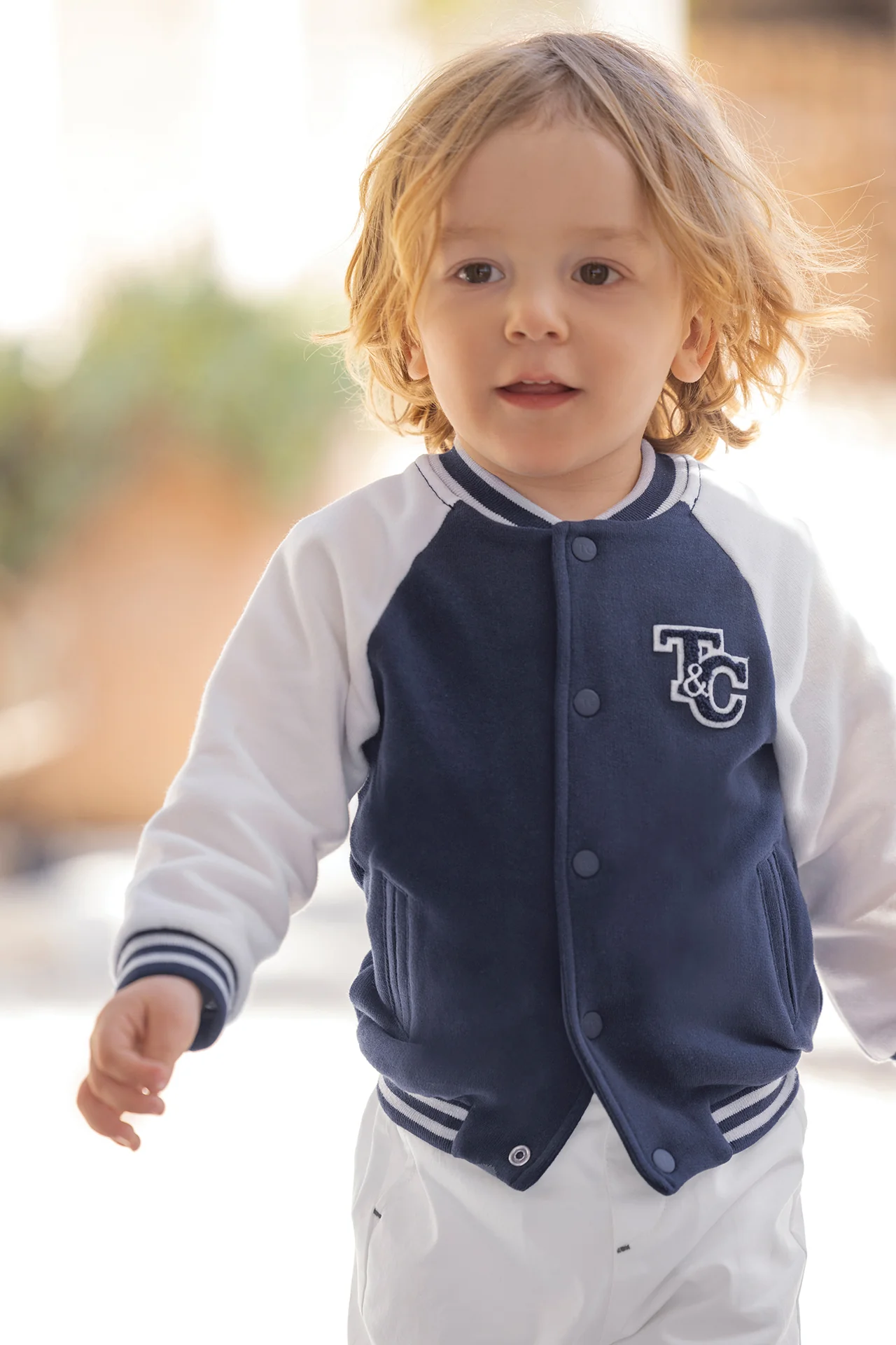 Gilet - Marine coton écusson TC - Image 2
