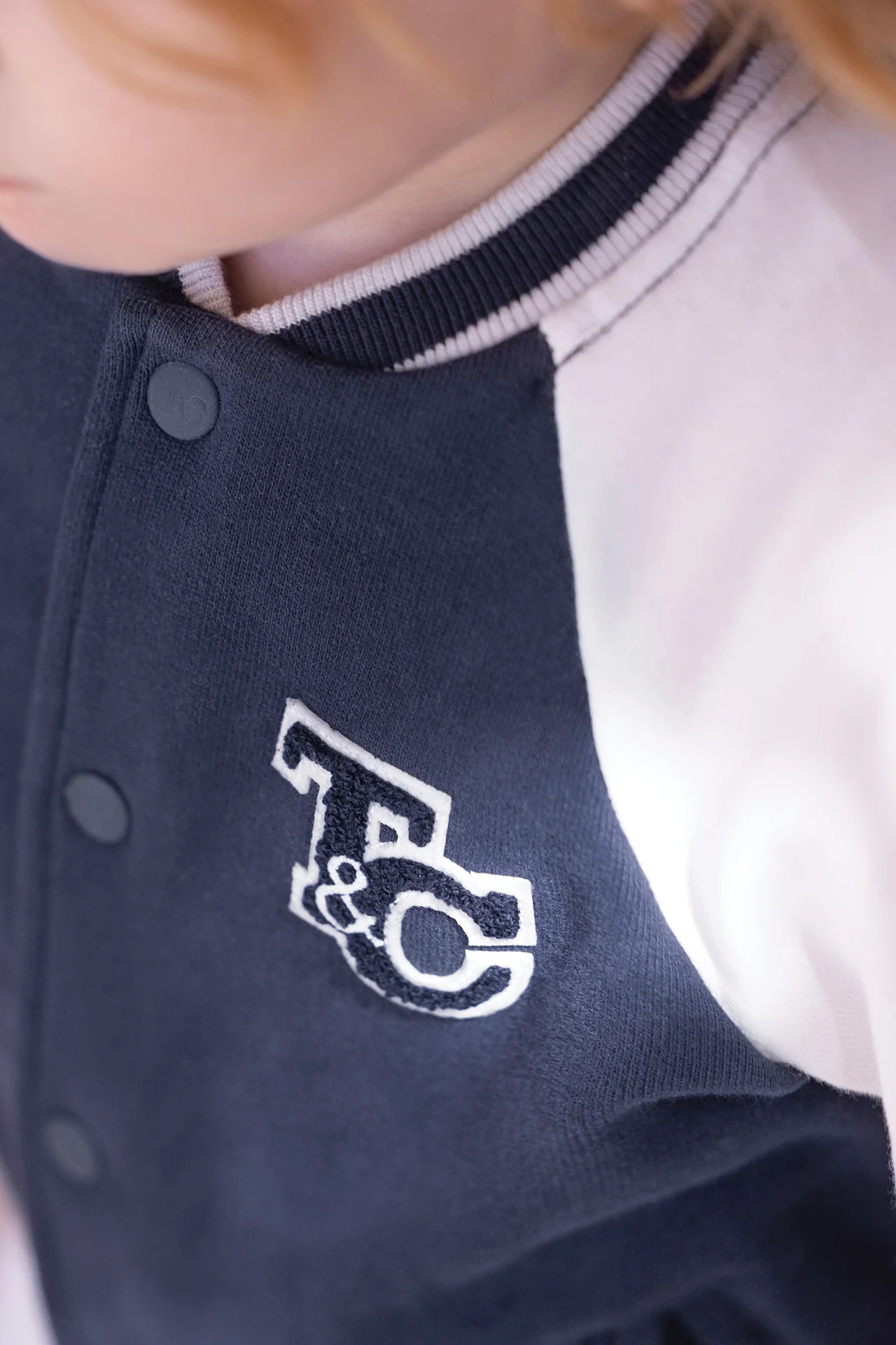 Gilet - Marine coton écusson TC - Image 4