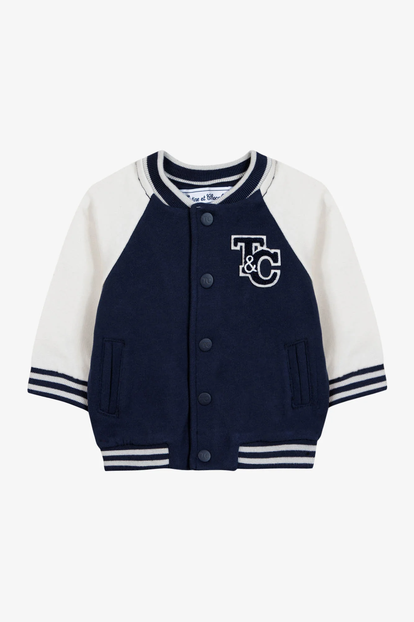 Gilet - Marine coton écusson TC - Image 6
