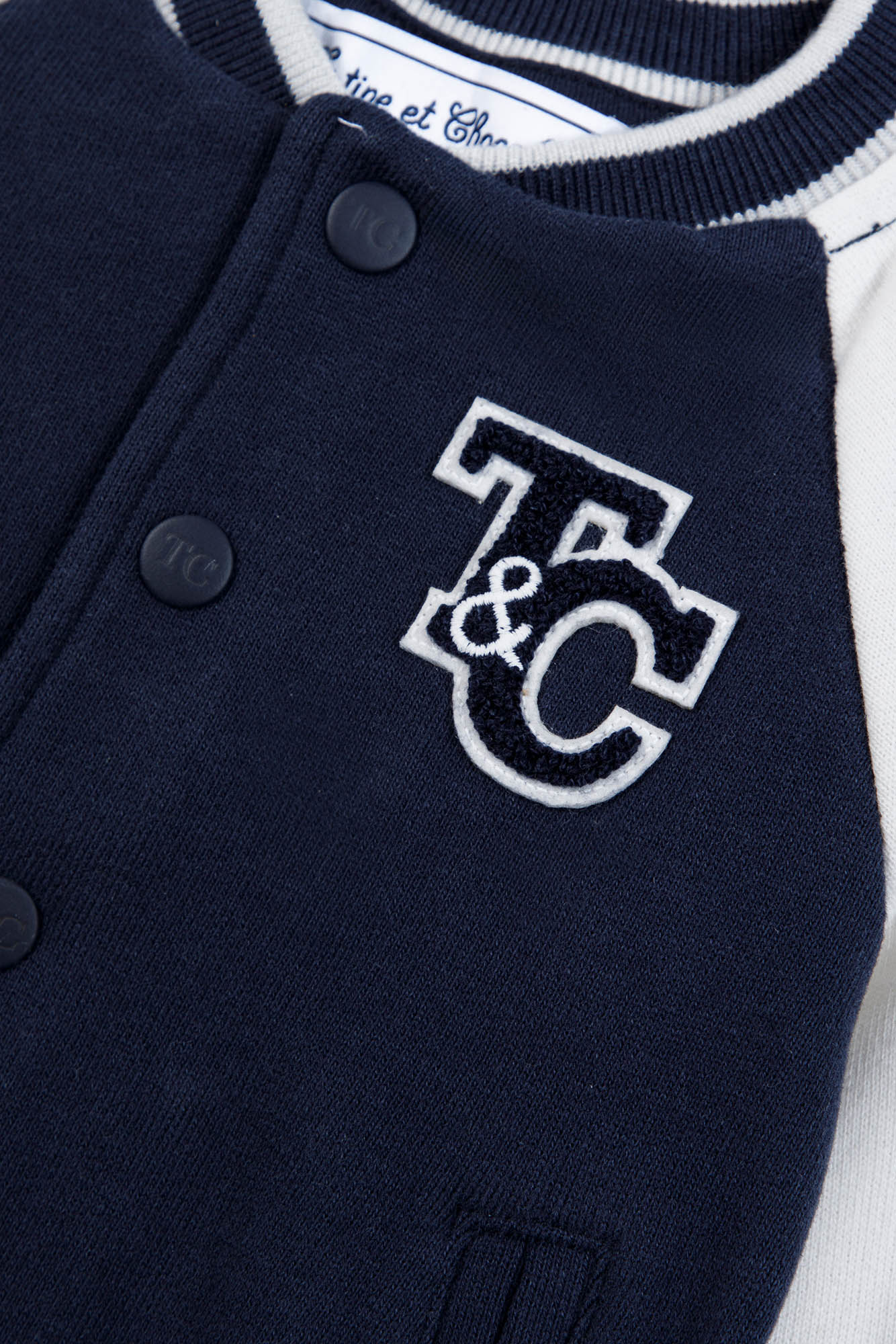 Gilet - Marine coton écusson TC - Image 8