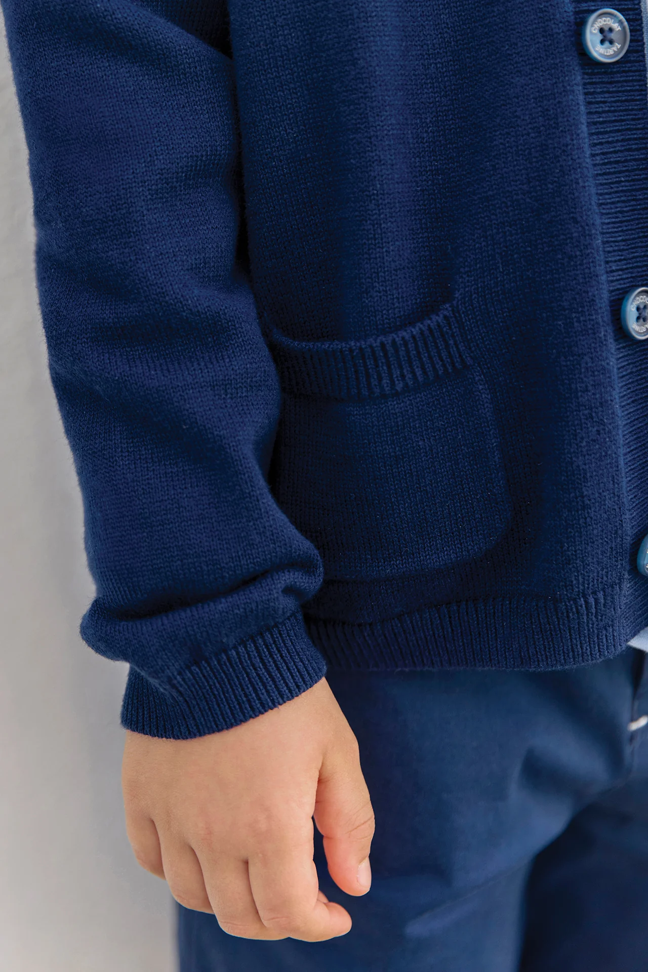 Gilet - Marine coton - Image 3