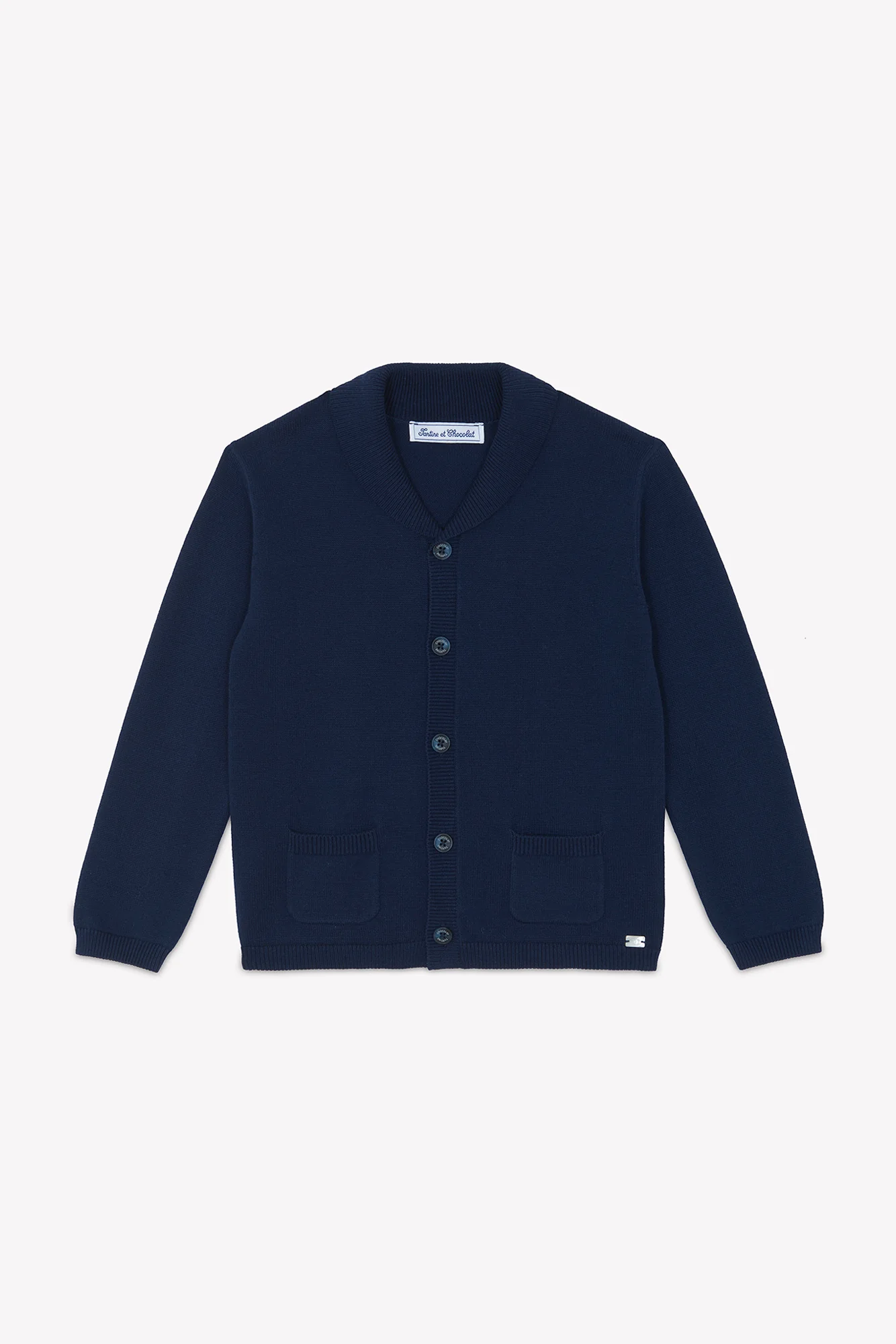 Gilet - Marine coton - Image 4