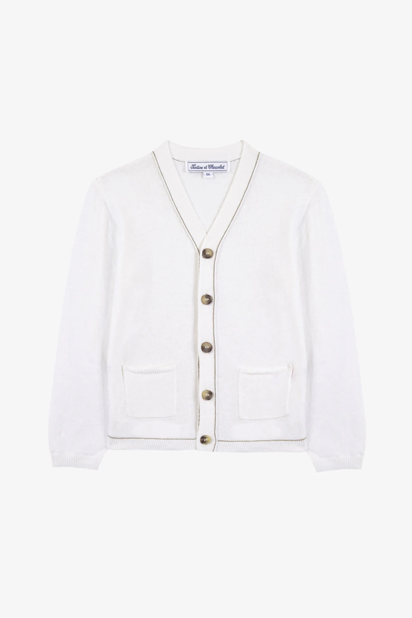 Gilet - Ecru lin - Image 4