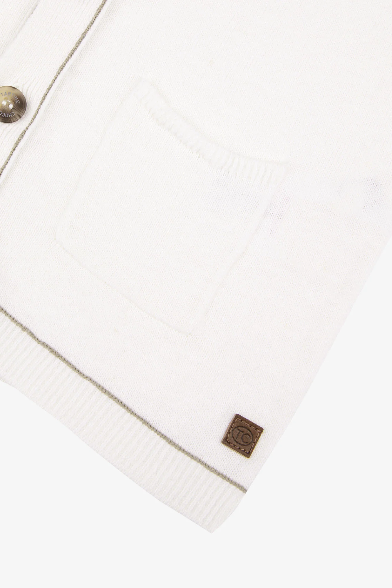 Gilet - Ecru lin - Image 6