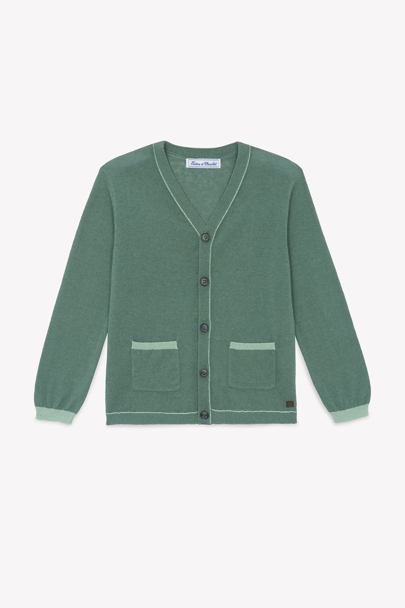 Gilet - Kaki lin - Image 4