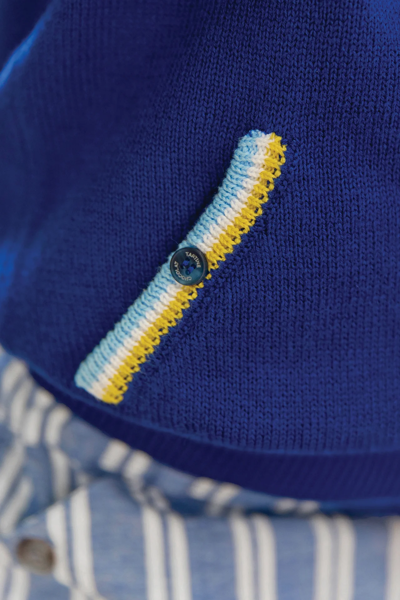 Gilet - Marine coton - Image 3