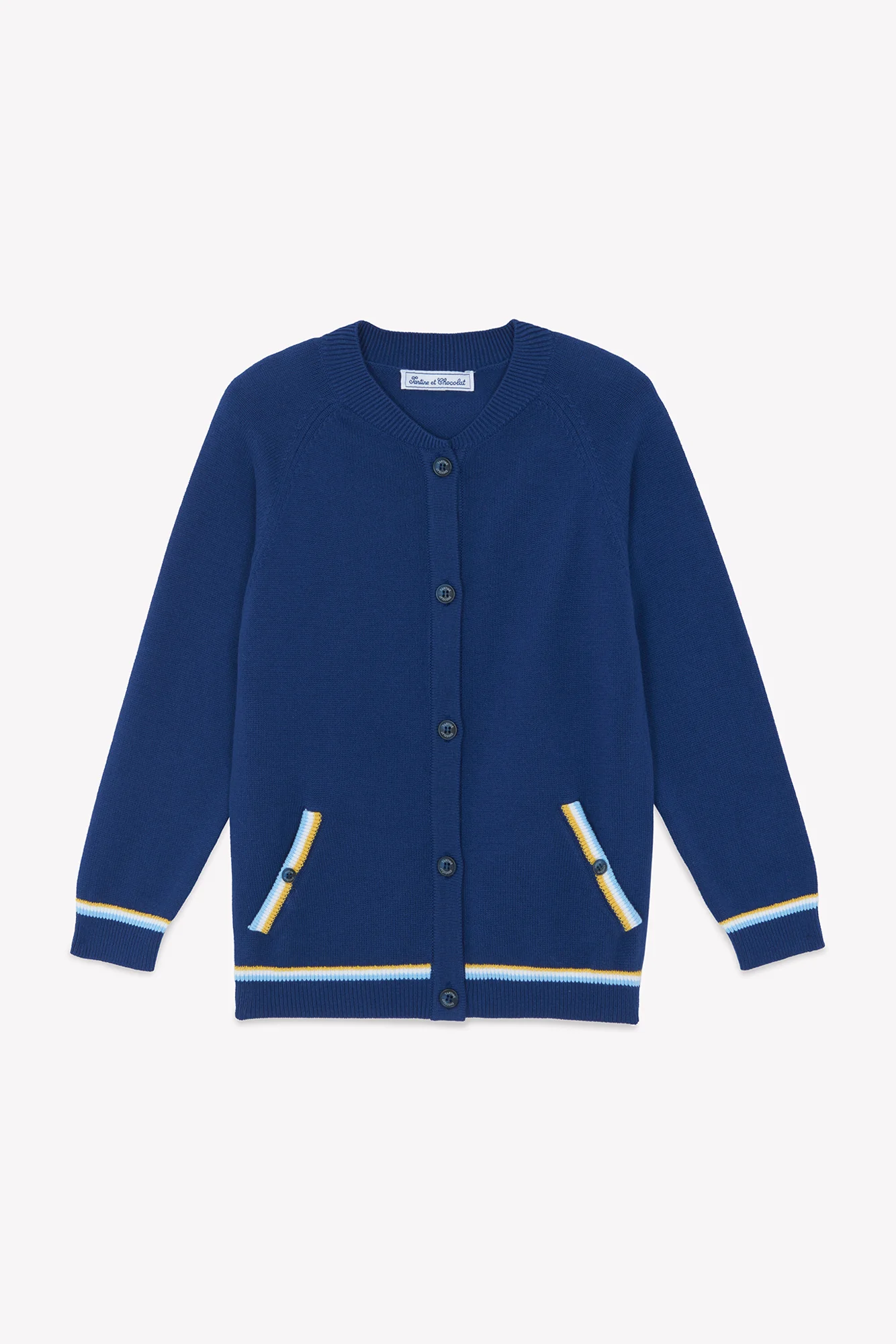 Gilet - Indigo coton - Image 3