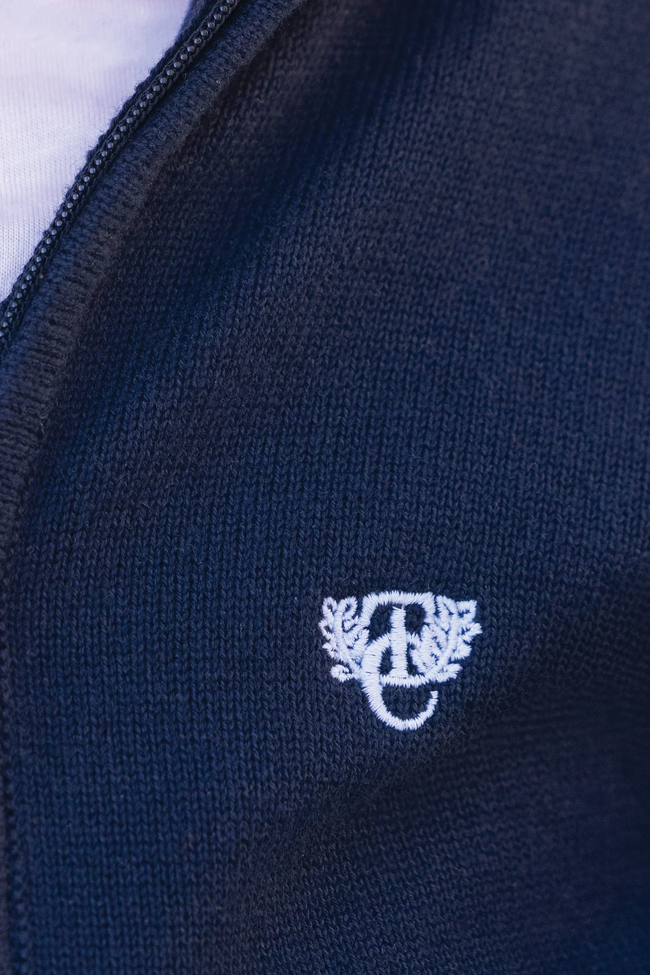 Gilet - Marine coton capuche - Image 5