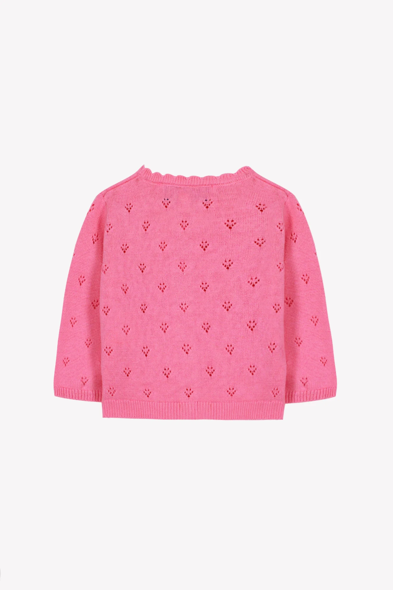 Cardigan - Rose coton ajouré - Image 4