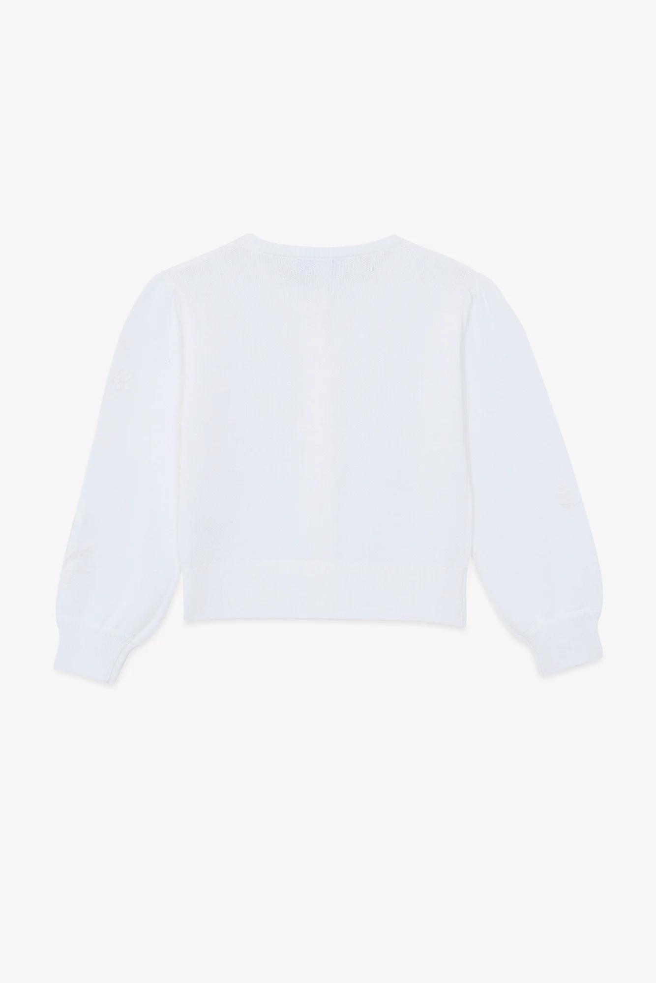 Cardigan - Blanc coton - Image 7